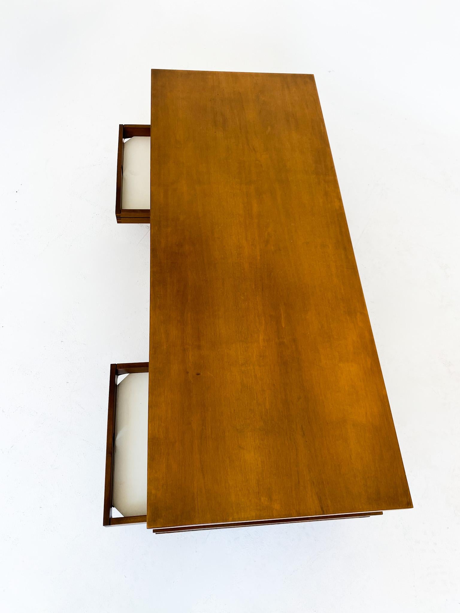 Mid-Century Modern Wooden Coffee Table by Claudio Salocchi for Sormani, 1960s 1