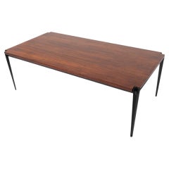 Moderner Holz-Couchtisch aus der Mitte des Jahrhunderts von Osvaldo Borsani, Italien