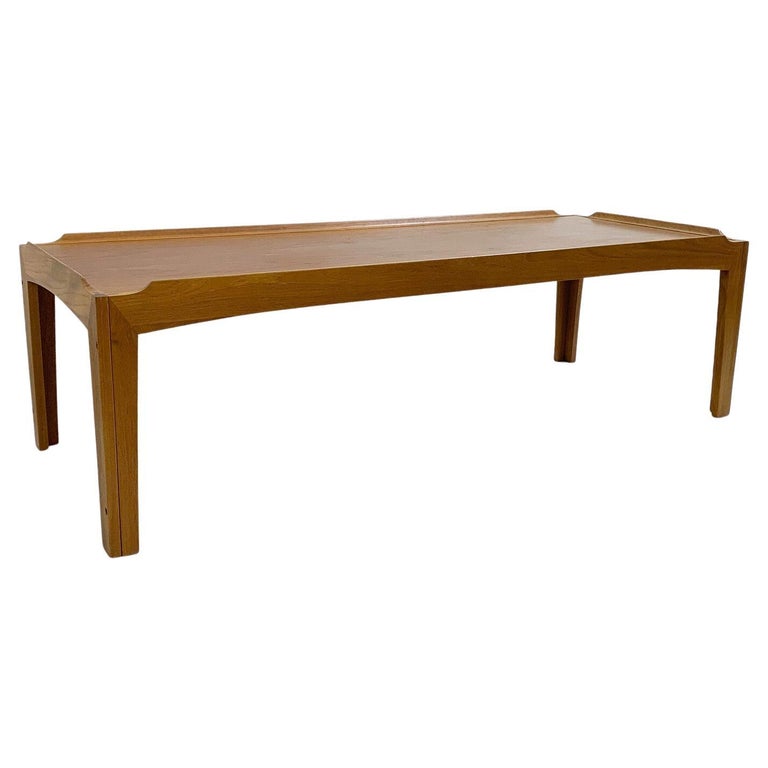 MidCentury Modern Wooden Coffee Table, Denmark, 1960s For Sale at 1stDibs