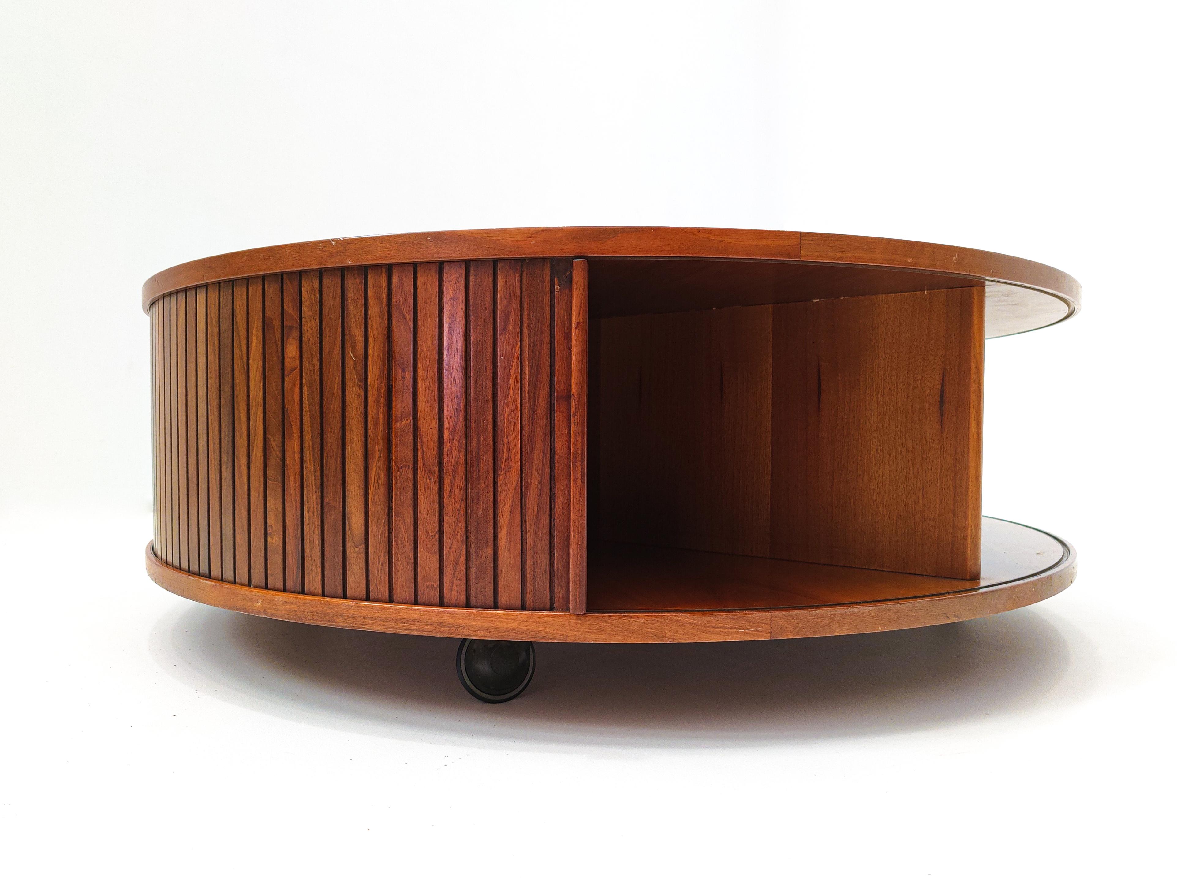 Mid-Century Modern Wooden Coffee Table, Italy, 1960s 5