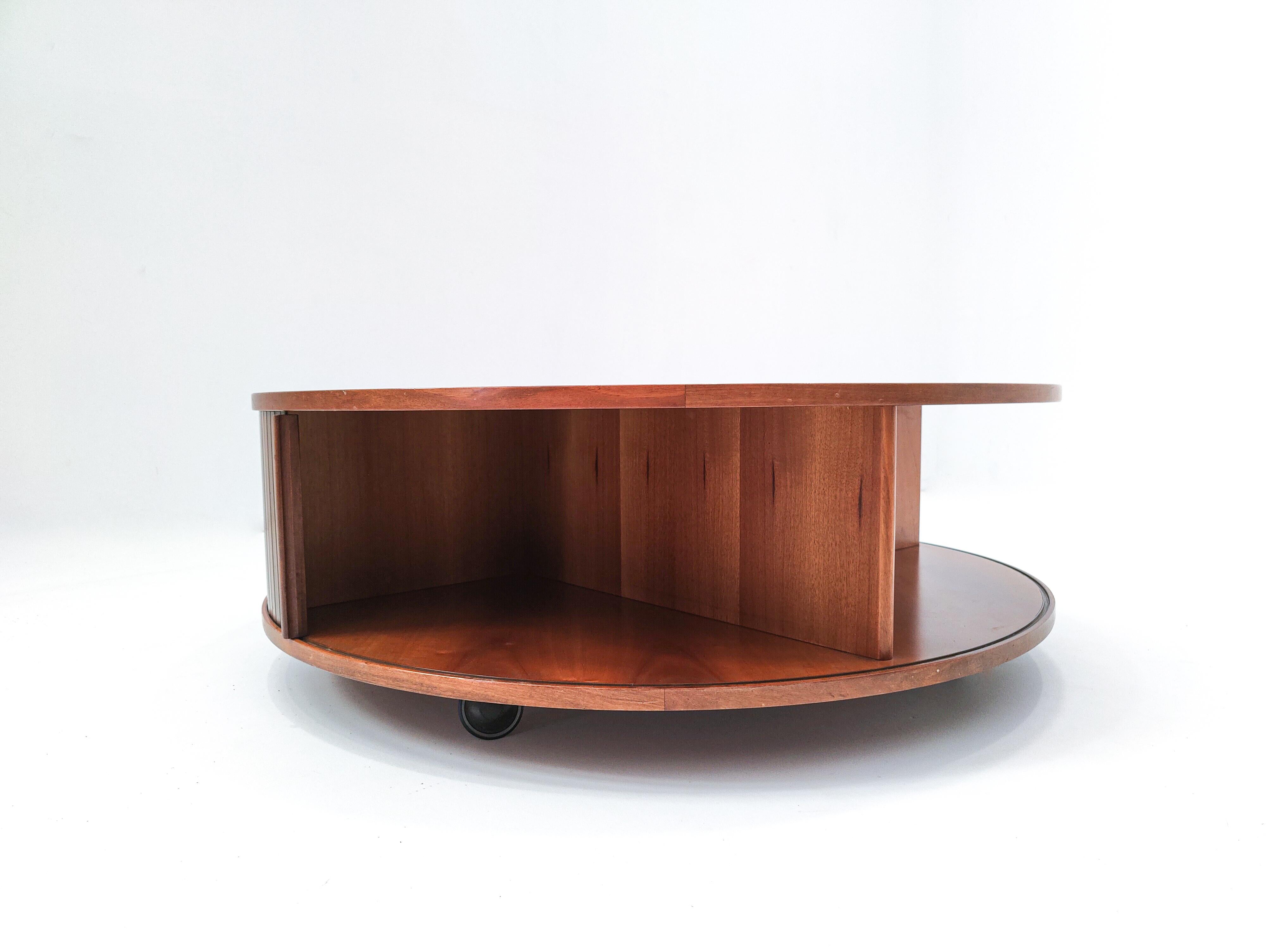 Mid-Century Modern Wooden Coffee Table, Italy, 1960s.