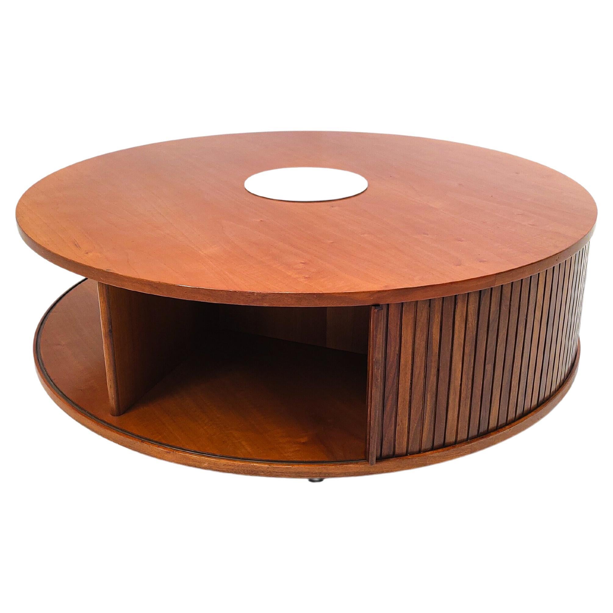 Mid-Century Modern Wooden Coffee Table, Italy, 1960s