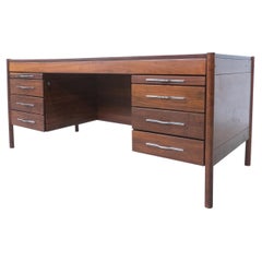Mid-Century Modern Wooden Desk by Jean Gillon, Brazil, 1960s