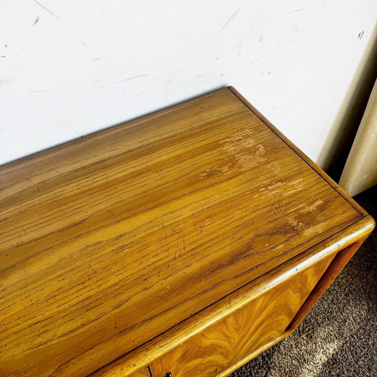 Mid Century Modern Wooden Dresser by Thomasville For Sale 3