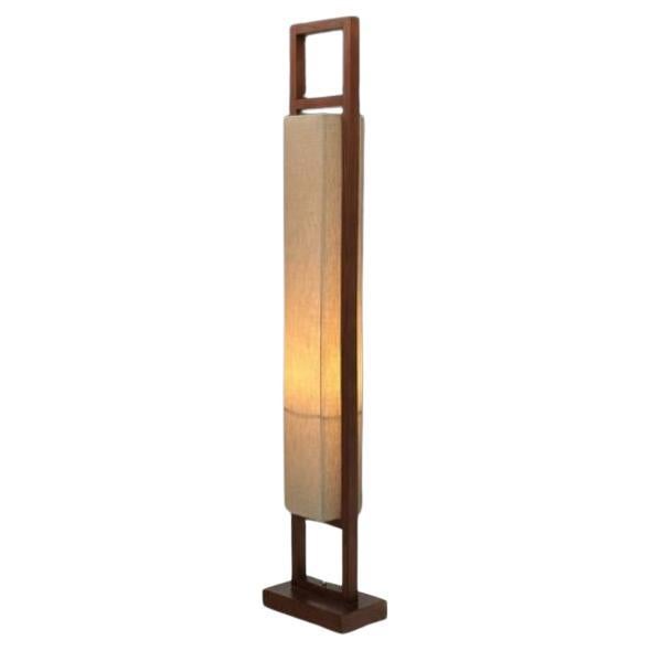 Mid Century Modern Wooden Floor Lamp, Europe Mid-20th Century