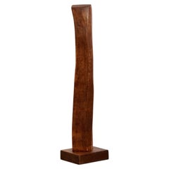 Mid-Century Modern Wooden Floor Sculpture