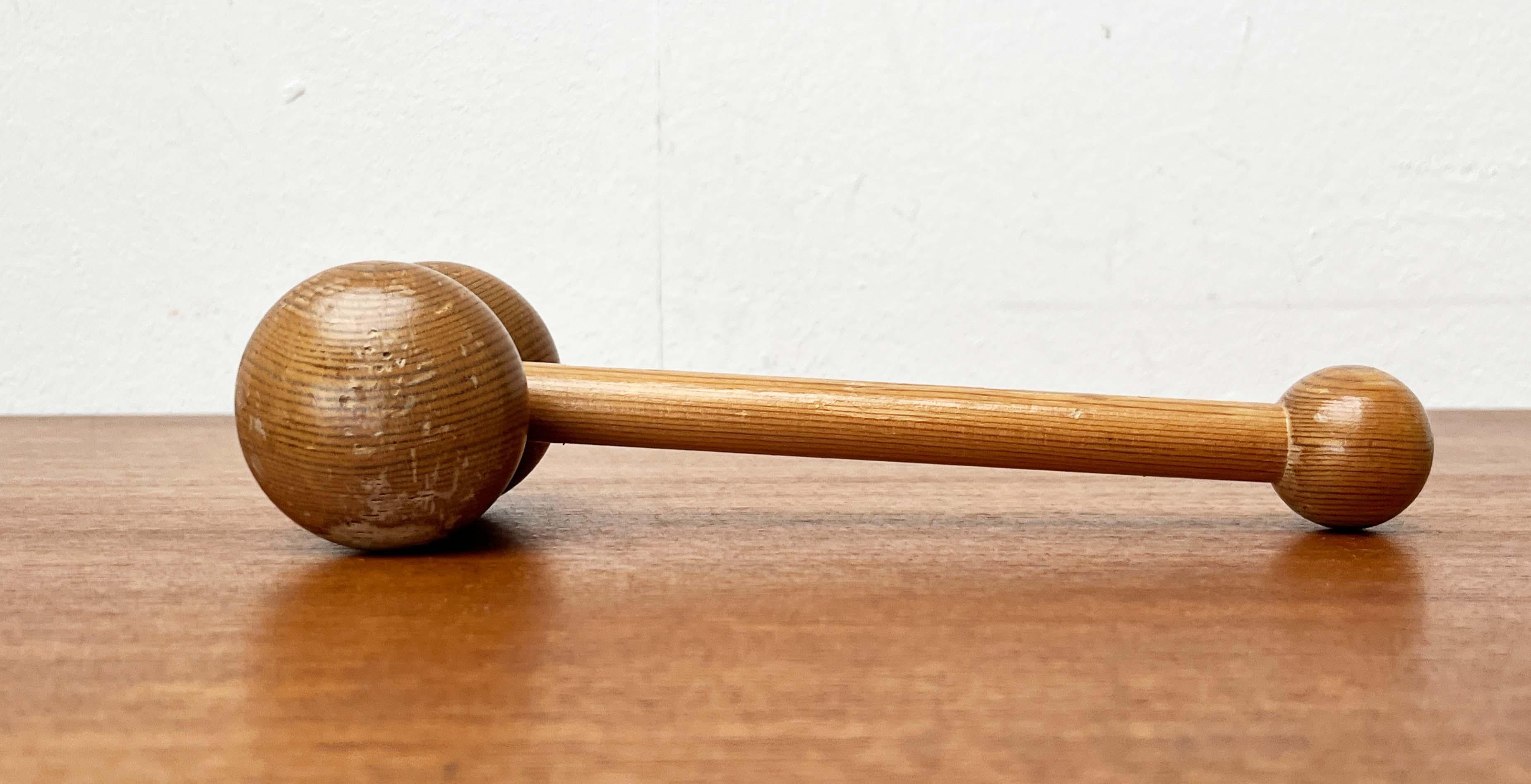 Mid-Century Modern Wooden Hammer from Aarikka, Finland, 1960s (Moderne der Mitte des Jahrhunderts) im Angebot