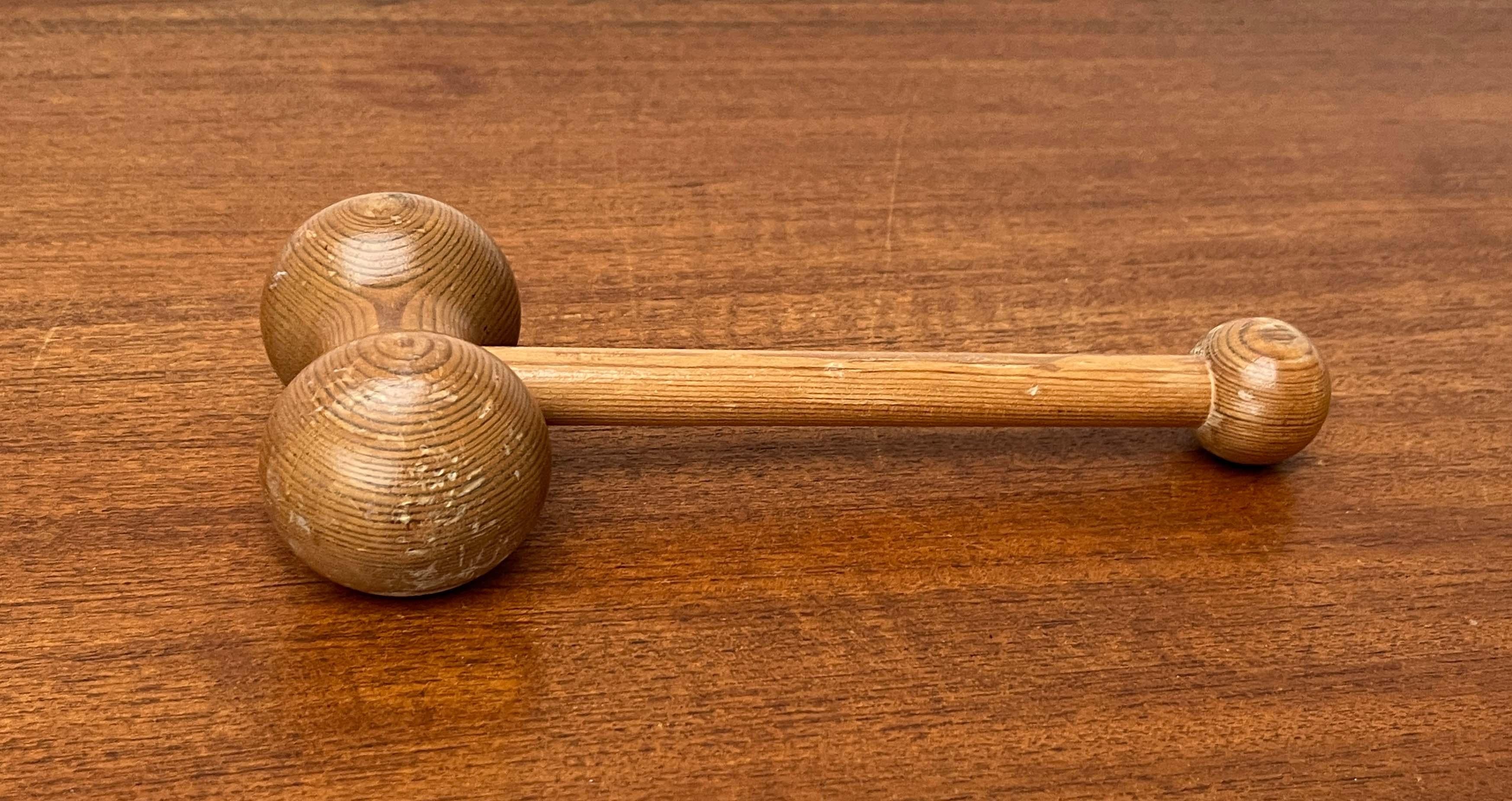 Mid-Century Modern Wooden Hammer from Aarikka, Finland, 1960s (Finnisch) im Angebot