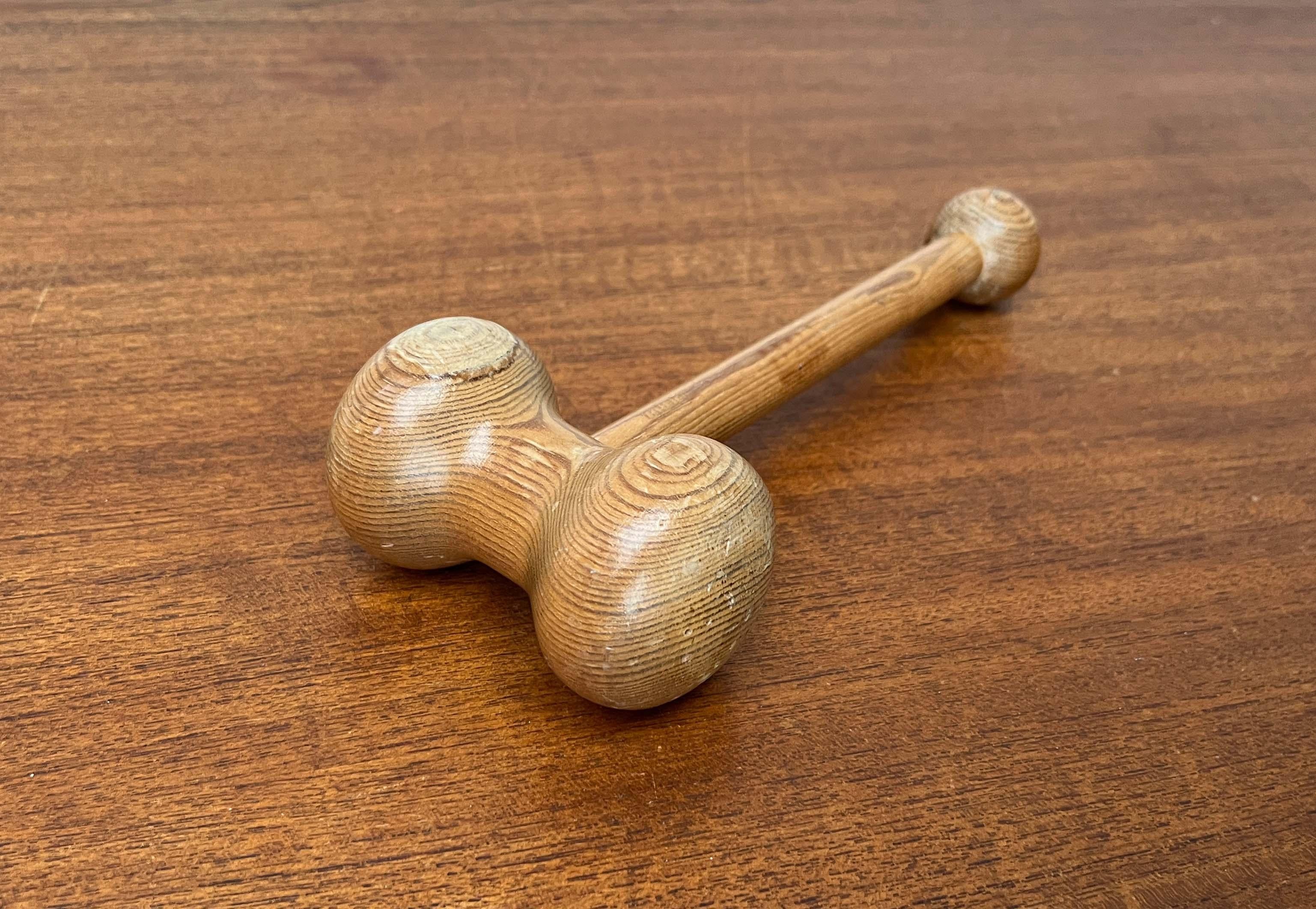 Mid-Century Modern Wooden Hammer from Aarikka, Finland, 1960s im Angebot 1
