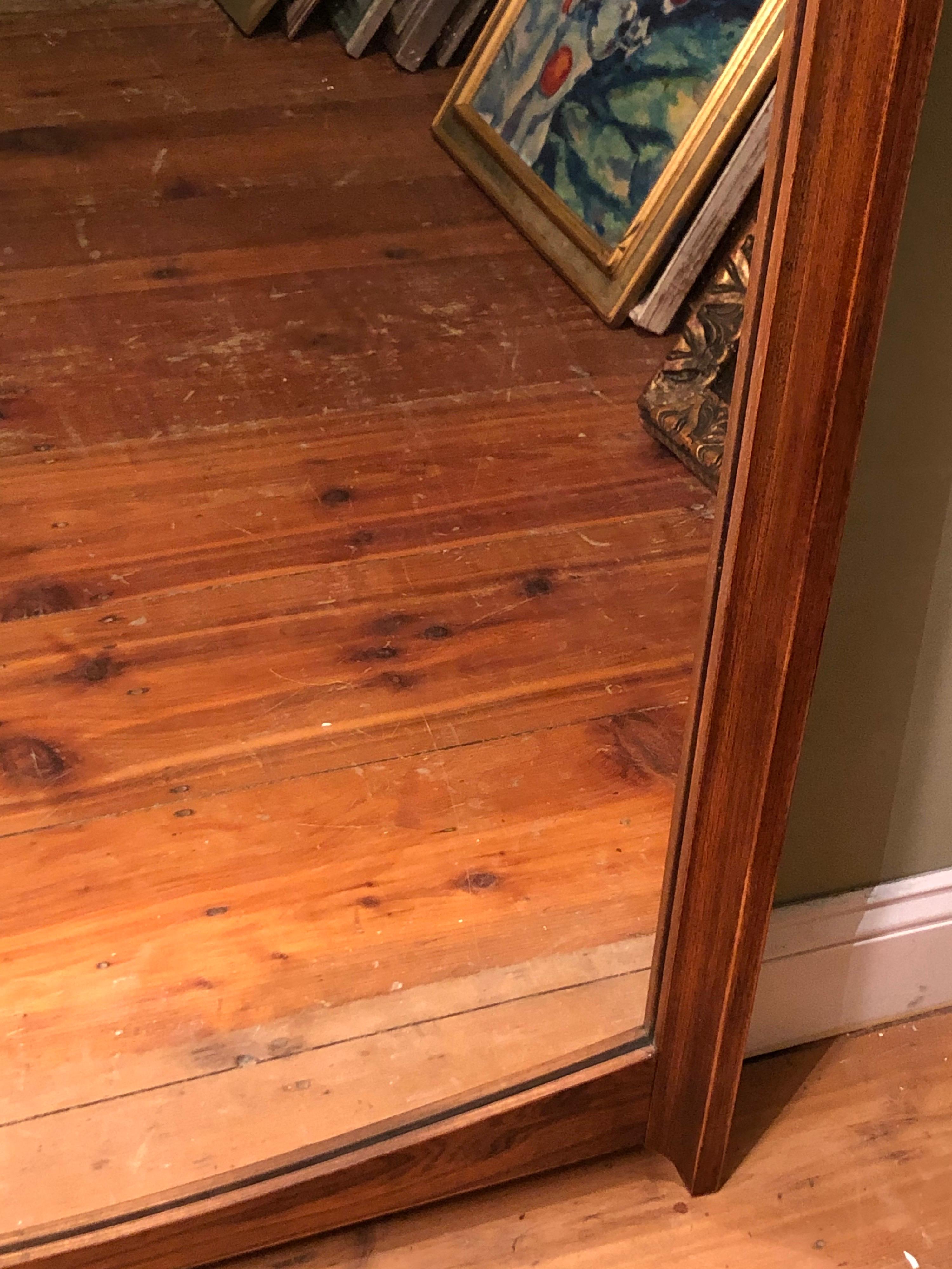 Mid-Century Modern Wooden Mirror 6