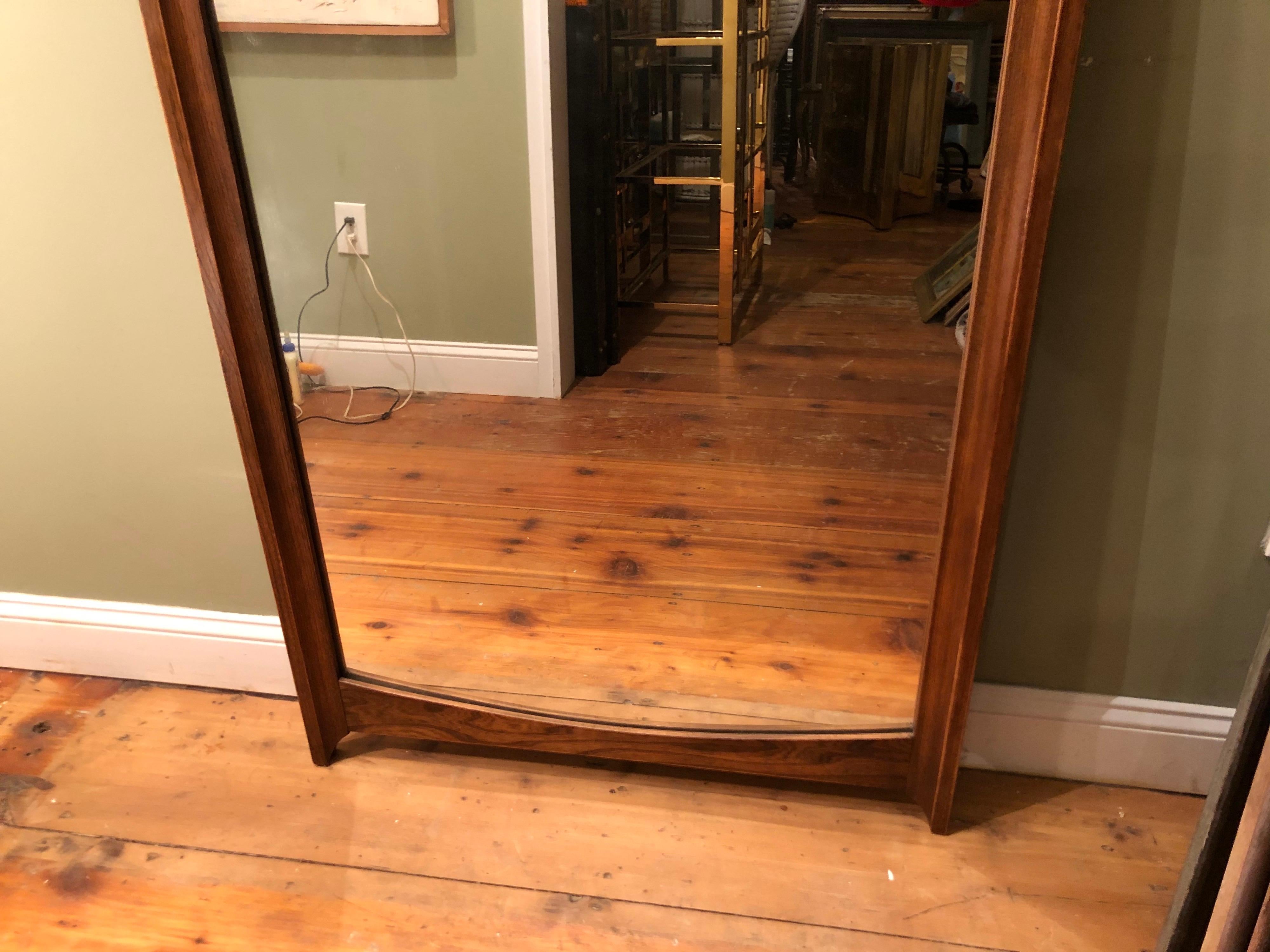 Mid-Century Modern Wooden Mirror 11