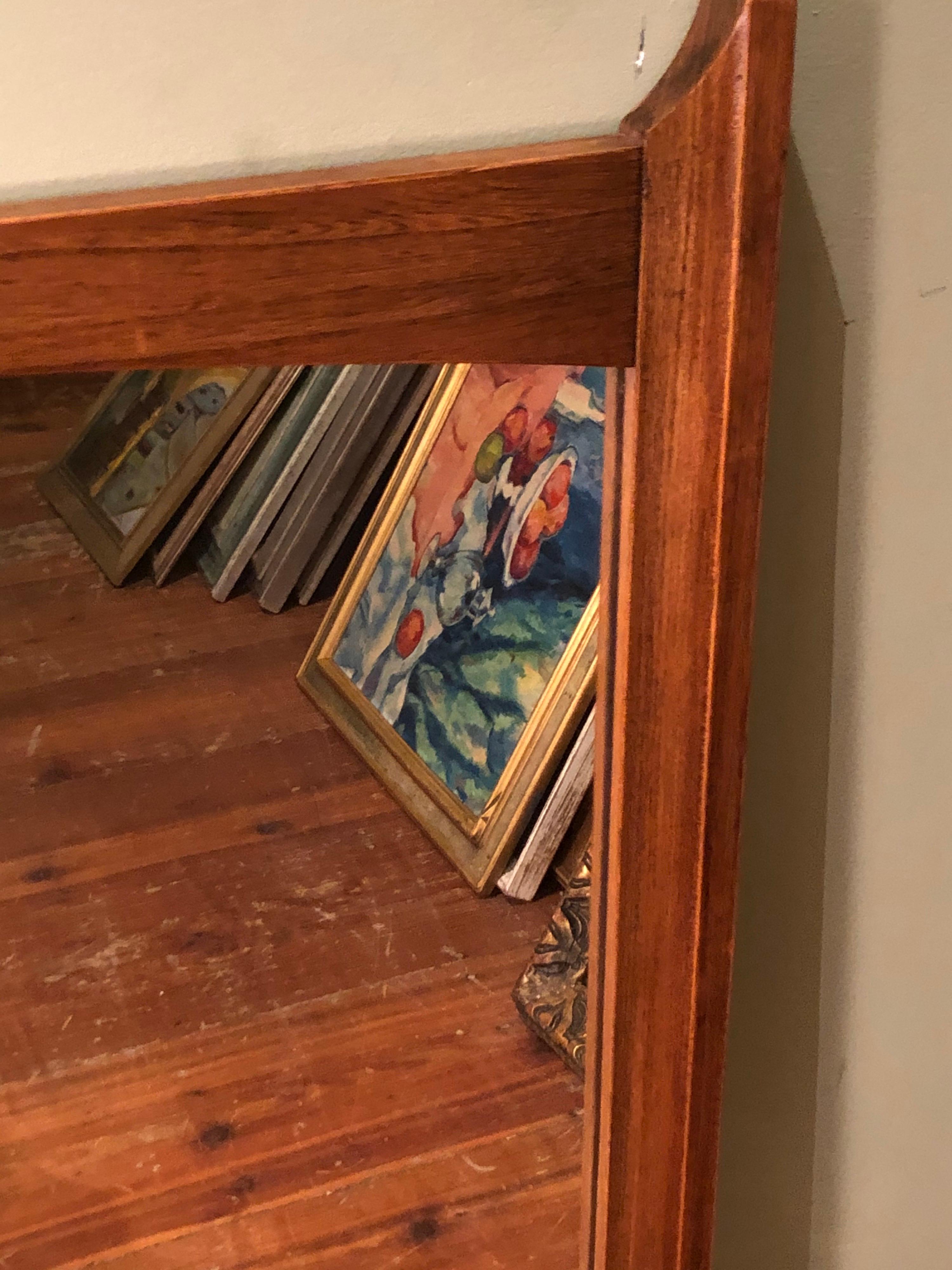 Mid-Century Modern Wooden Mirror 5