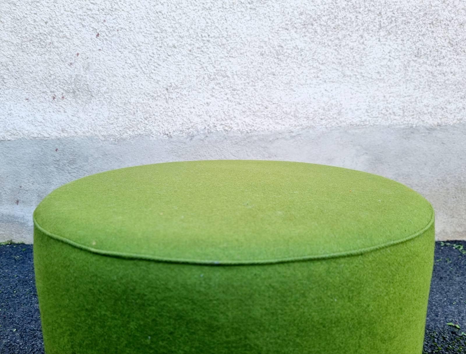 Mid Century Modern Wooden Ottoman, Italy 60s For Sale 3