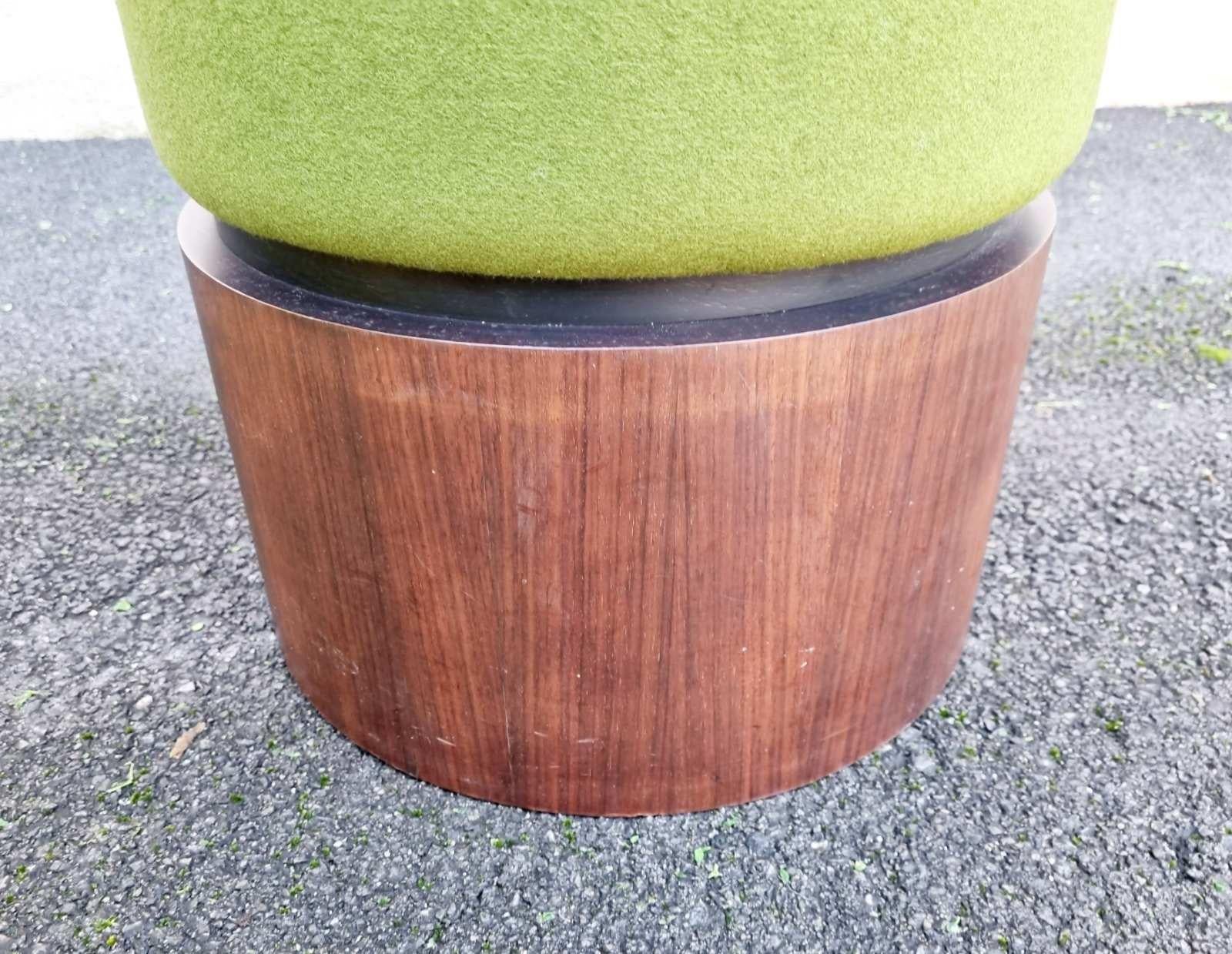 Mid-20th Century Mid Century Modern Wooden Ottoman, Italy 60s For Sale