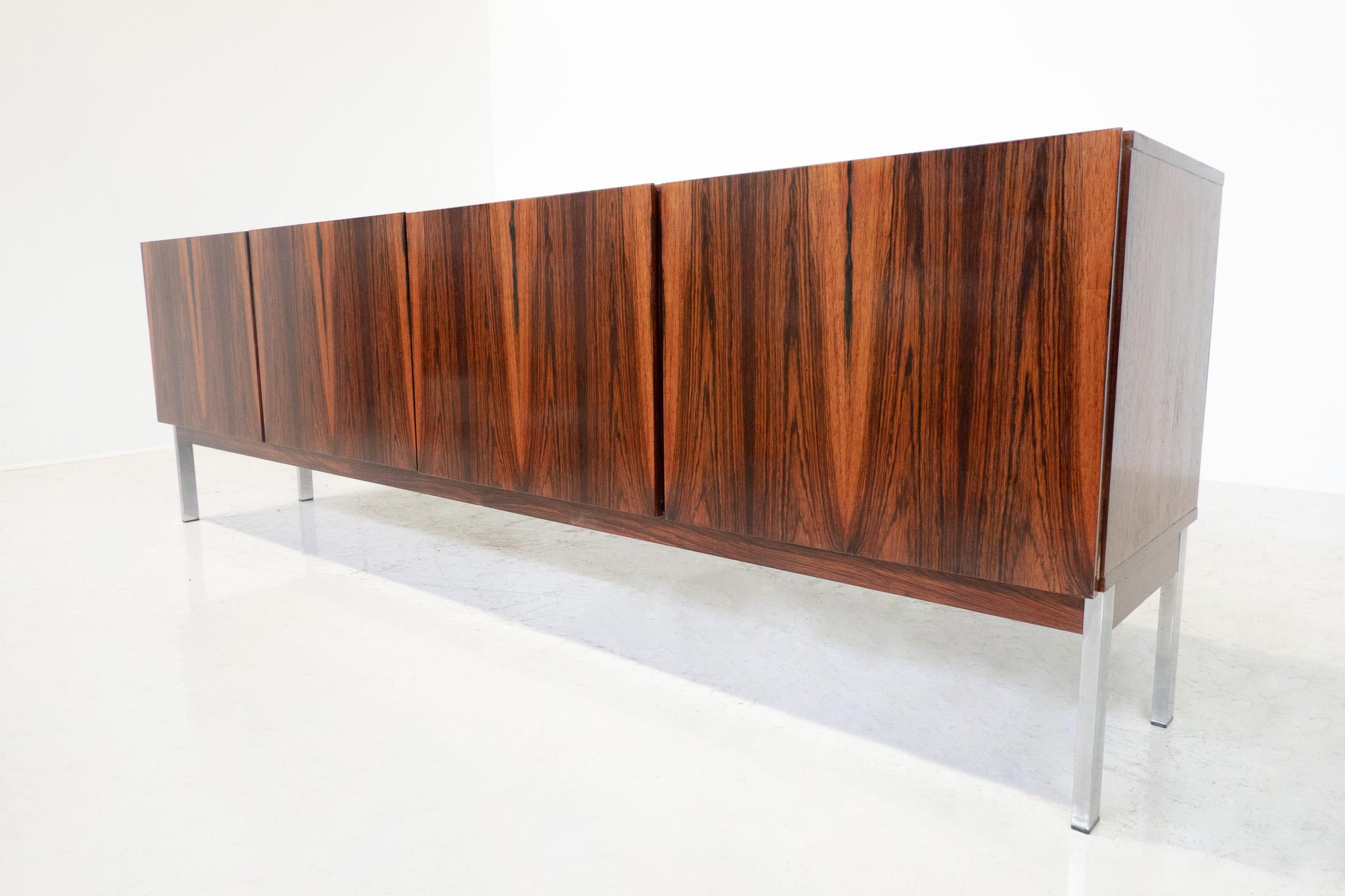 Mid-20th Century Mid-Century Modern Wooden Scandinavian Sideboard, 1960s
