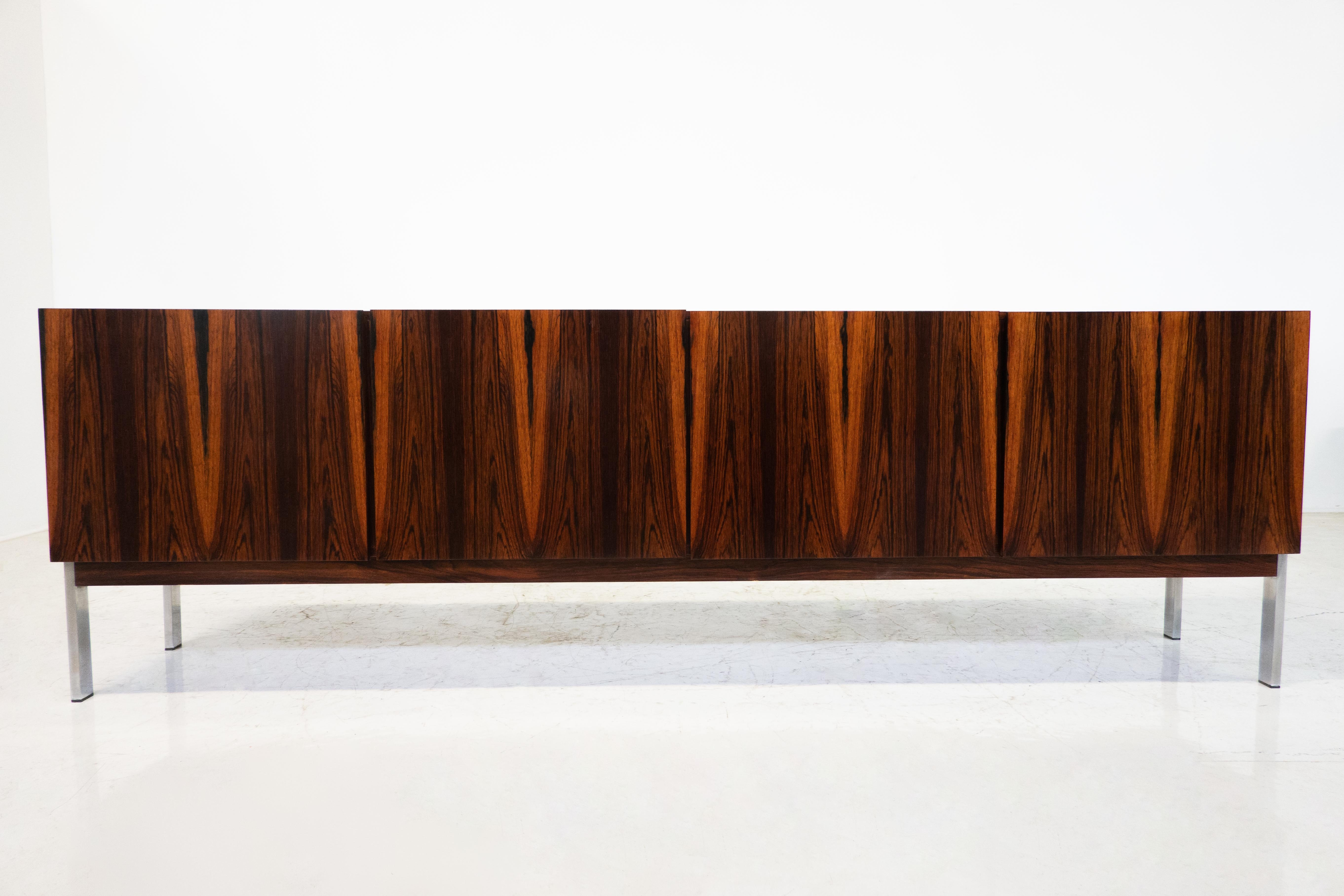 Mid-Century Modern Wooden Scandinavian Sideboard, 1960s 2