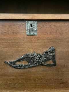 Moderner Holz Sekretär aus der Mitte des Jahrhunderts von Emiel Veranneman, 1950er Jahre