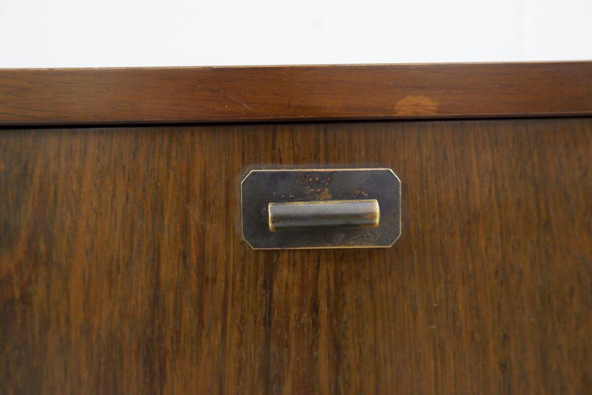 Mid-Century Modern-Schreibtisch aus Holz, Italien, 1970er Jahre (Italienisch) im Angebot