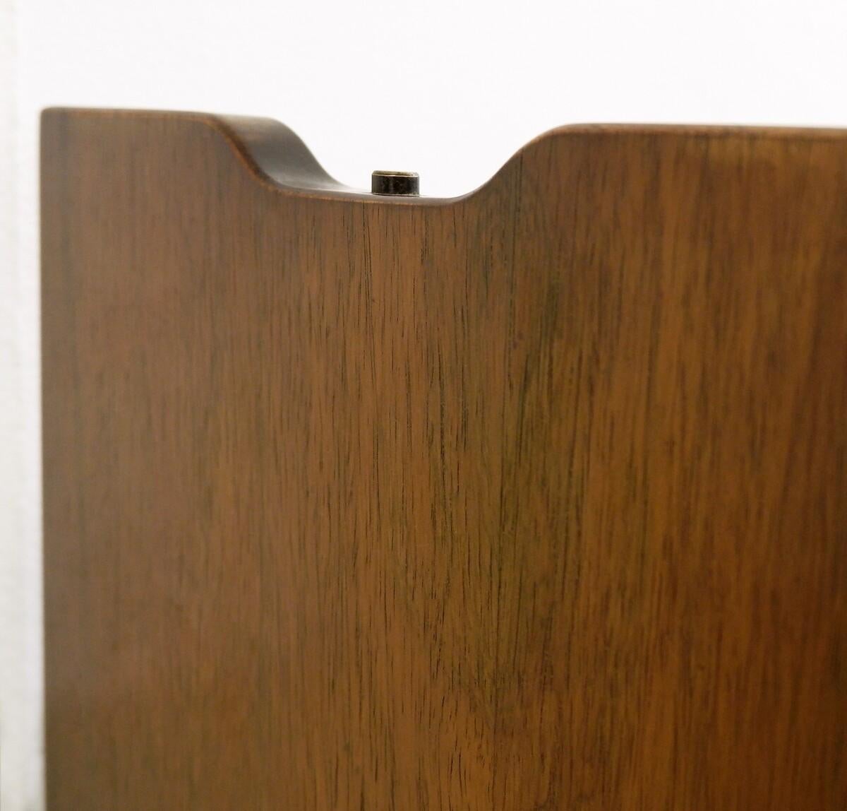 Mid-Century Modern-Schreibtisch aus Holz, Italien, 1970er Jahre im Angebot 1
