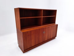 Credenza/estantería de madera moderna de mediados de siglo de Arne Vodder, Escandinava, Años 60