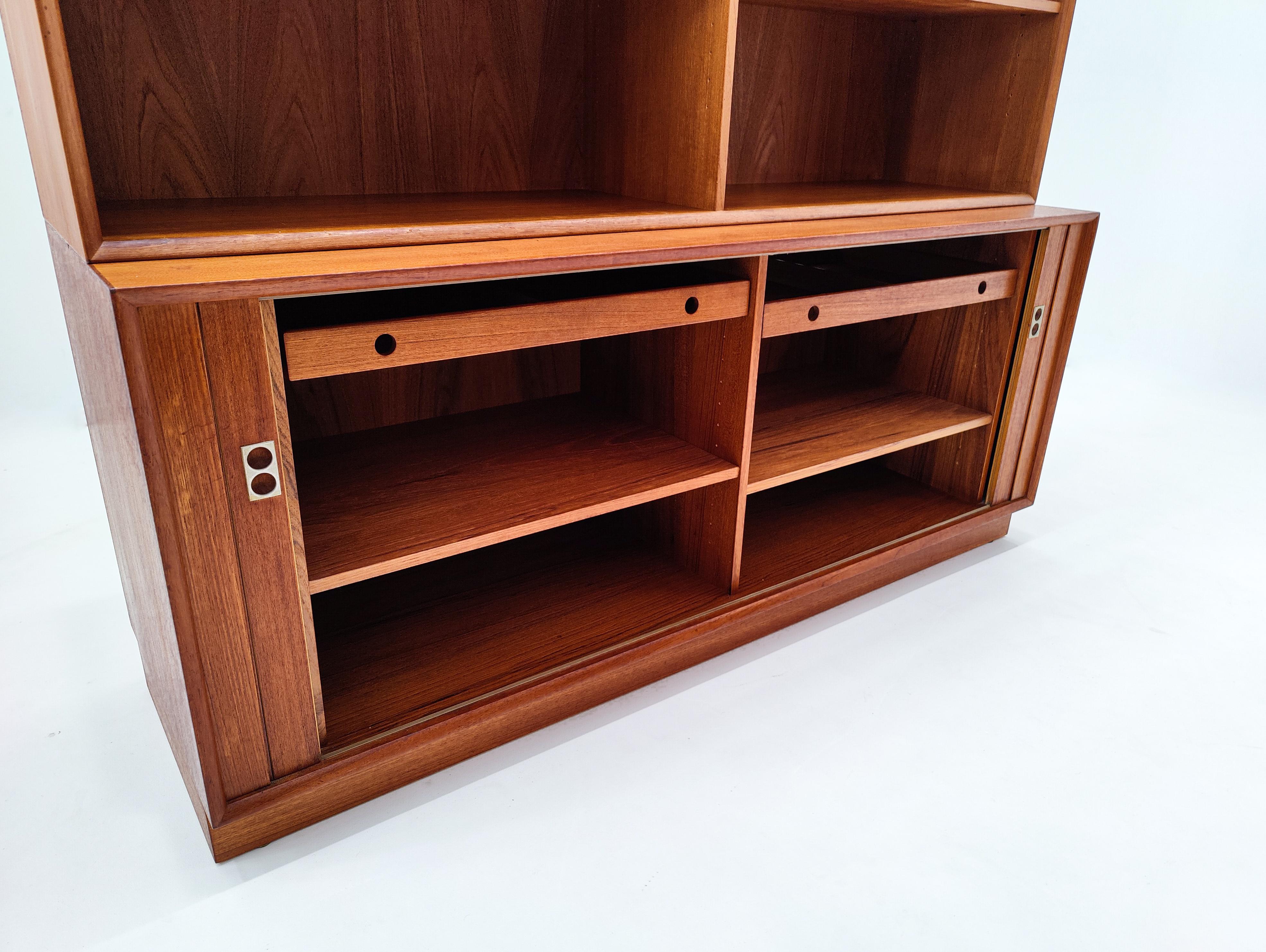 Mid-Century Modern Wooden Shelve/ Credenza by Arne Vodder, Scandinavian, 1960s For Sale 2