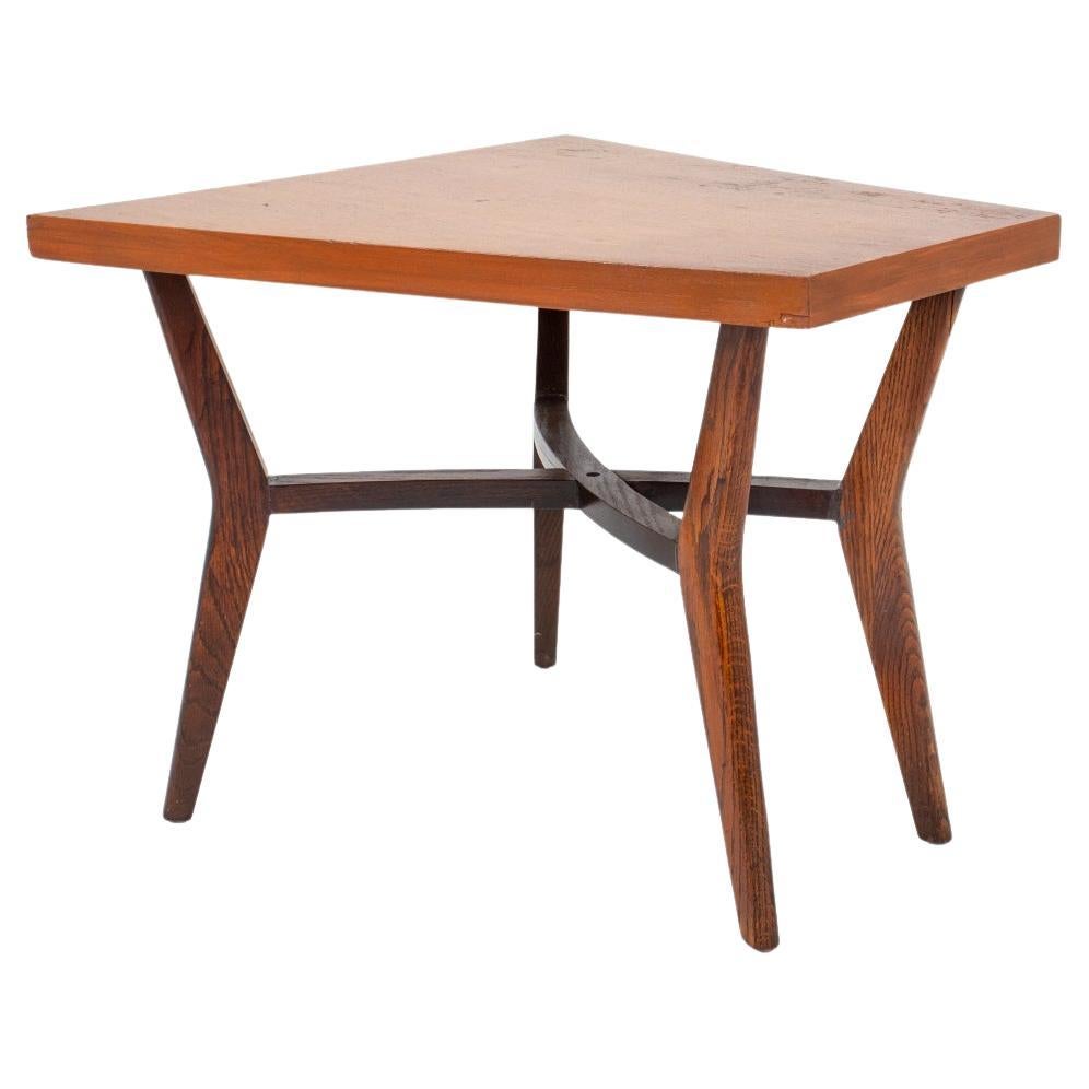 Mid-Century Modern Wooden Side Table For Sale