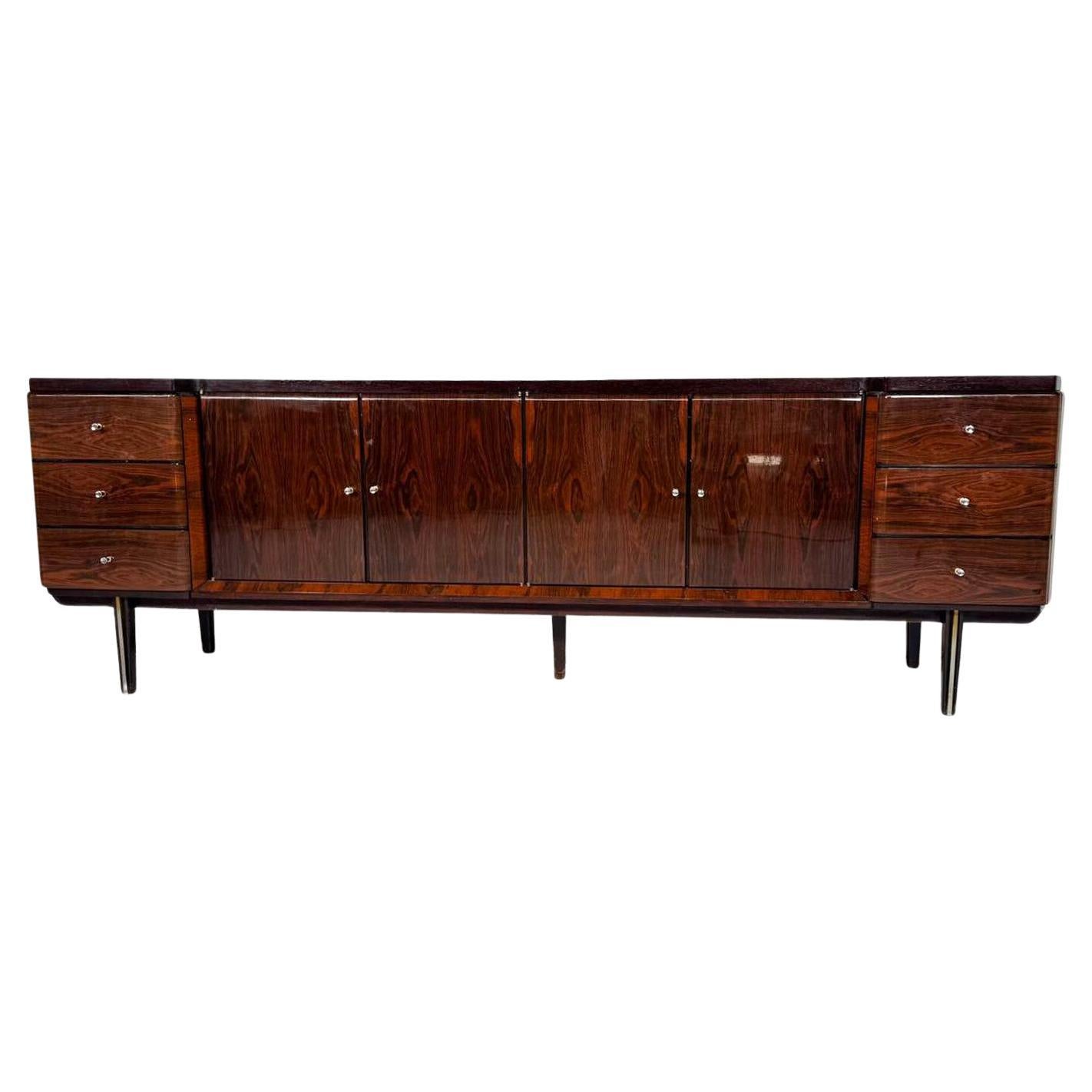 Modernes Holz-Sideboard aus der Jahrhundertmitte, 1960er Jahre