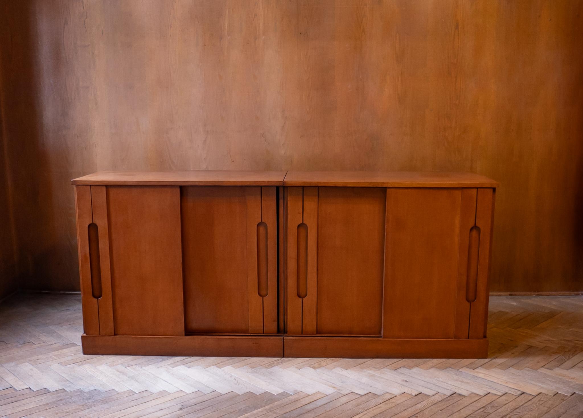 Modernes Holz-Sideboard aus der Mitte des Jahrhunderts von Achilli, Bridigini und Canella, 1960er Jahre im Angebot 9