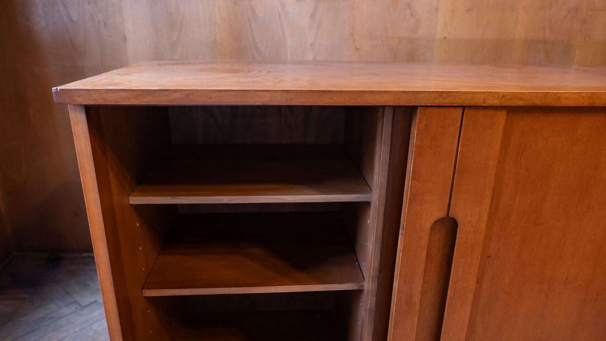 Modernes Holz-Sideboard aus der Mitte des Jahrhunderts von Achilli, Bridigini und Canella, 1960er Jahre im Angebot 12