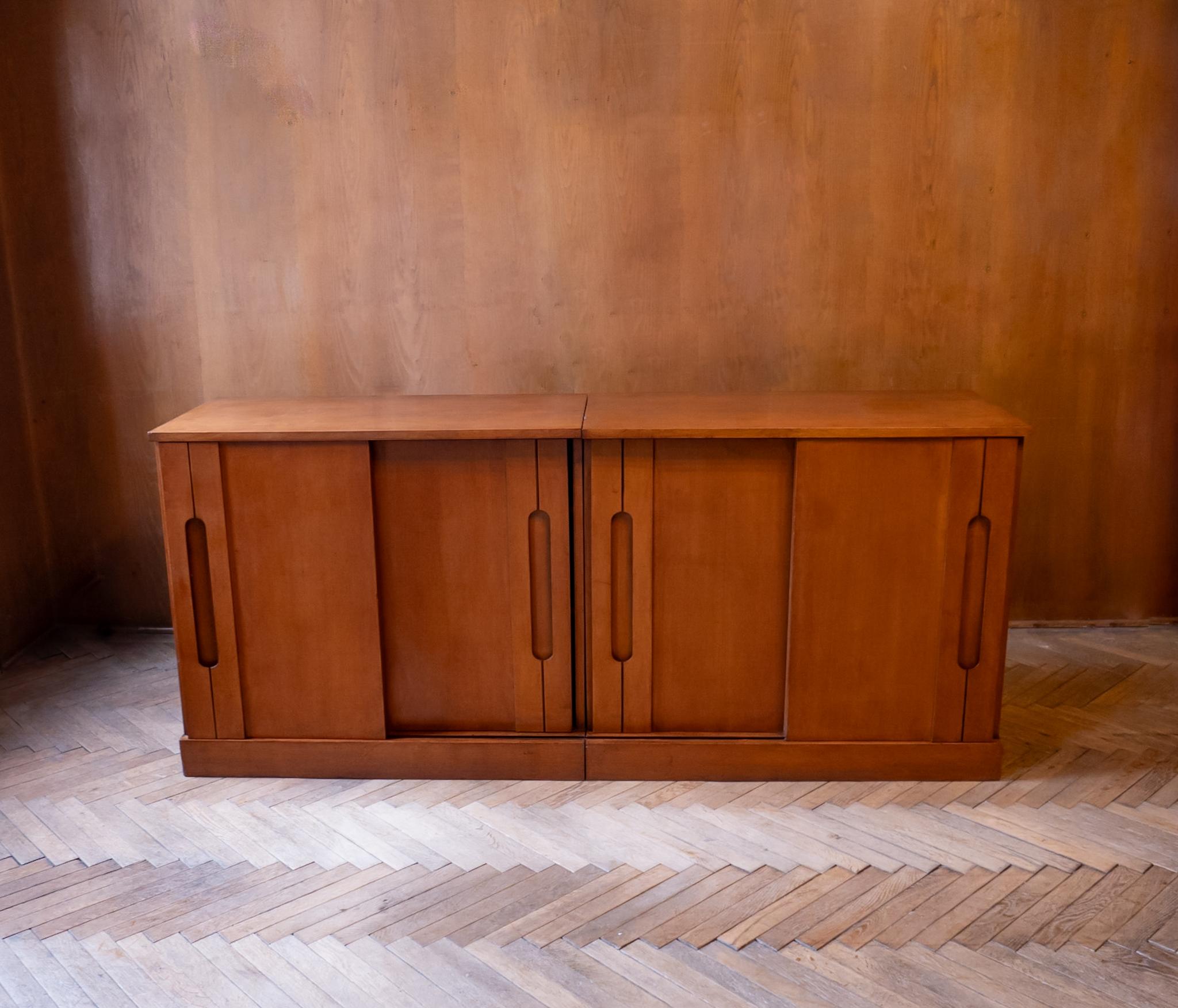 Modernes Holz-Sideboard aus der Mitte des Jahrhunderts von Achilli, Bridigini und Canella, 1960er Jahre im Angebot 2
