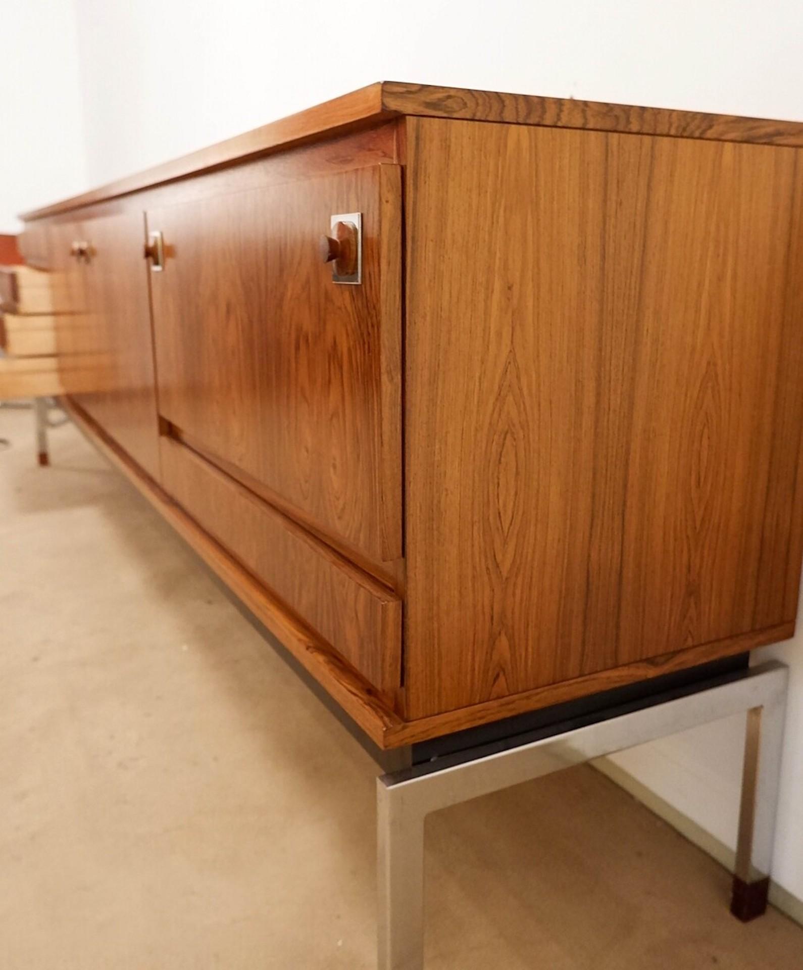 Mid-Century Modern Wooden Sideboard by Alfred Hendrickx, Belform, 1970s 6