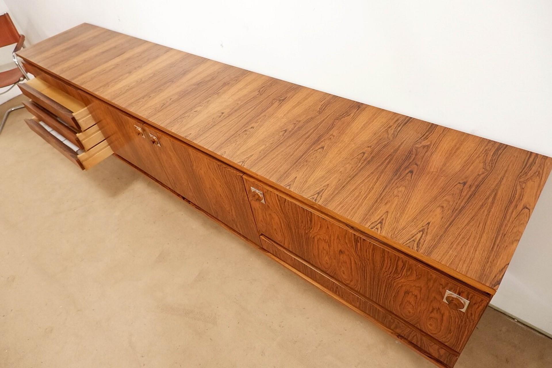 Mid-Century Modern Wooden Sideboard by Alfred Hendrickx, Belform, 1970s 8
