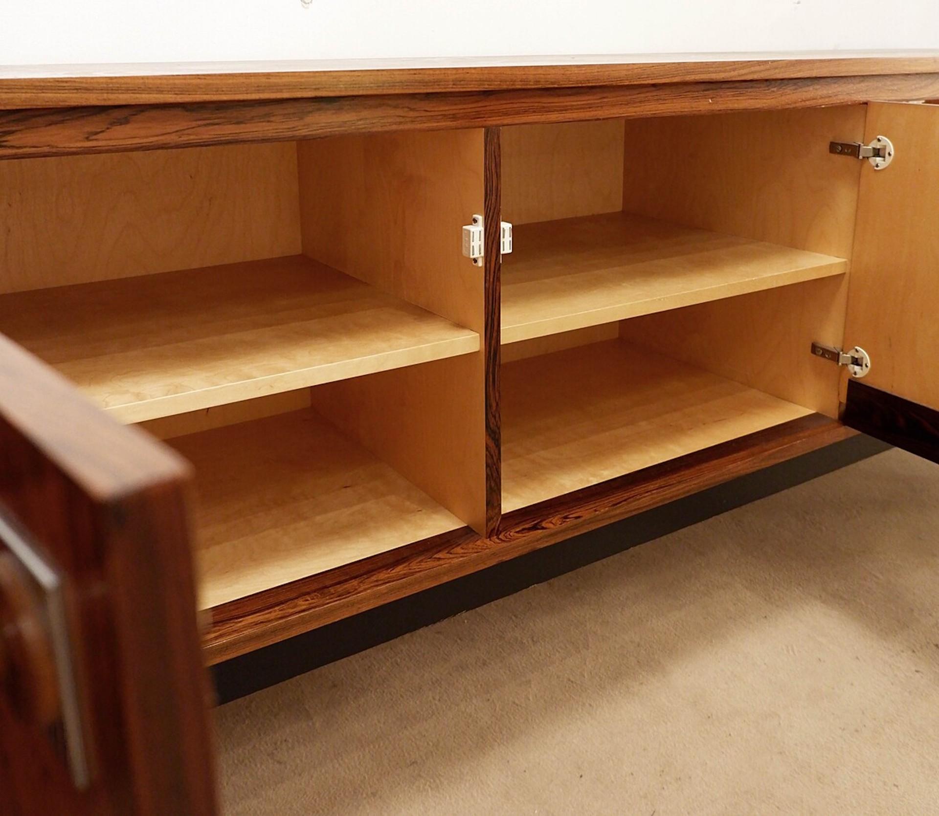 Mid-Century Modern Wooden Sideboard by Alfred Hendrickx, Belform, 1970s 4