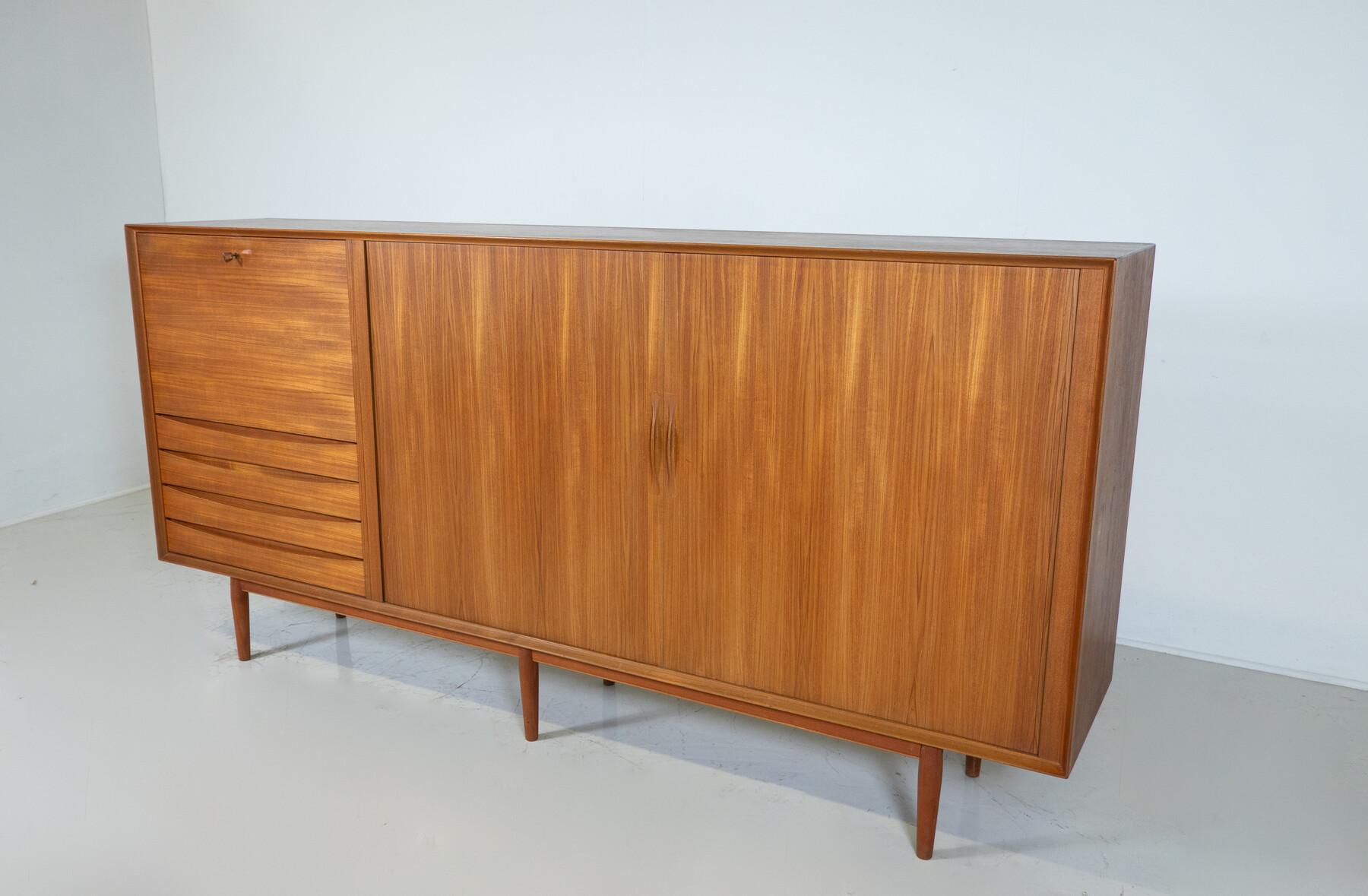 Mid-Century Modern Wooden Sideboard by Arne Vodder, Denmark, 1960s For Sale 6