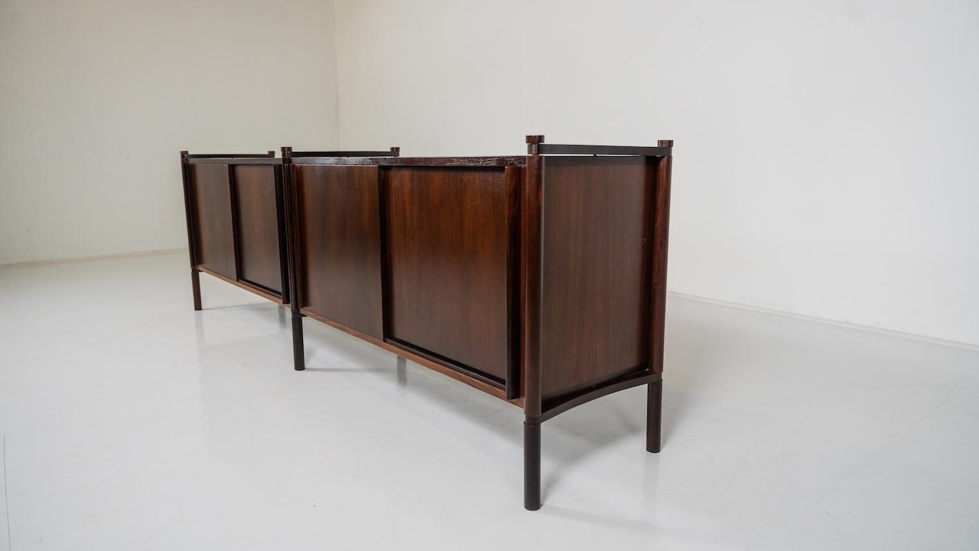 Mid-20th Century Mid-Century Modern Wooden Sideboard by Fukuoh Hirozi for Gavina, 1960s