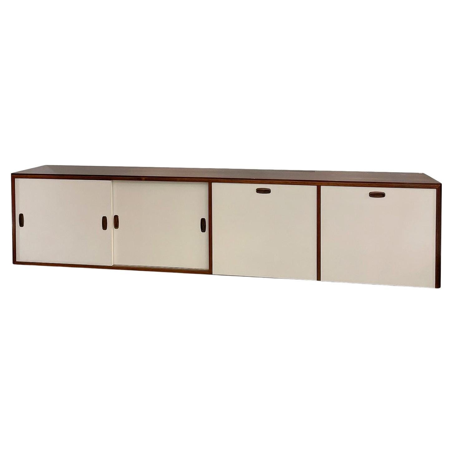 Suspended Sideboard aus Holz, Mid-Century Modern, 1970er Jahre im Angebot