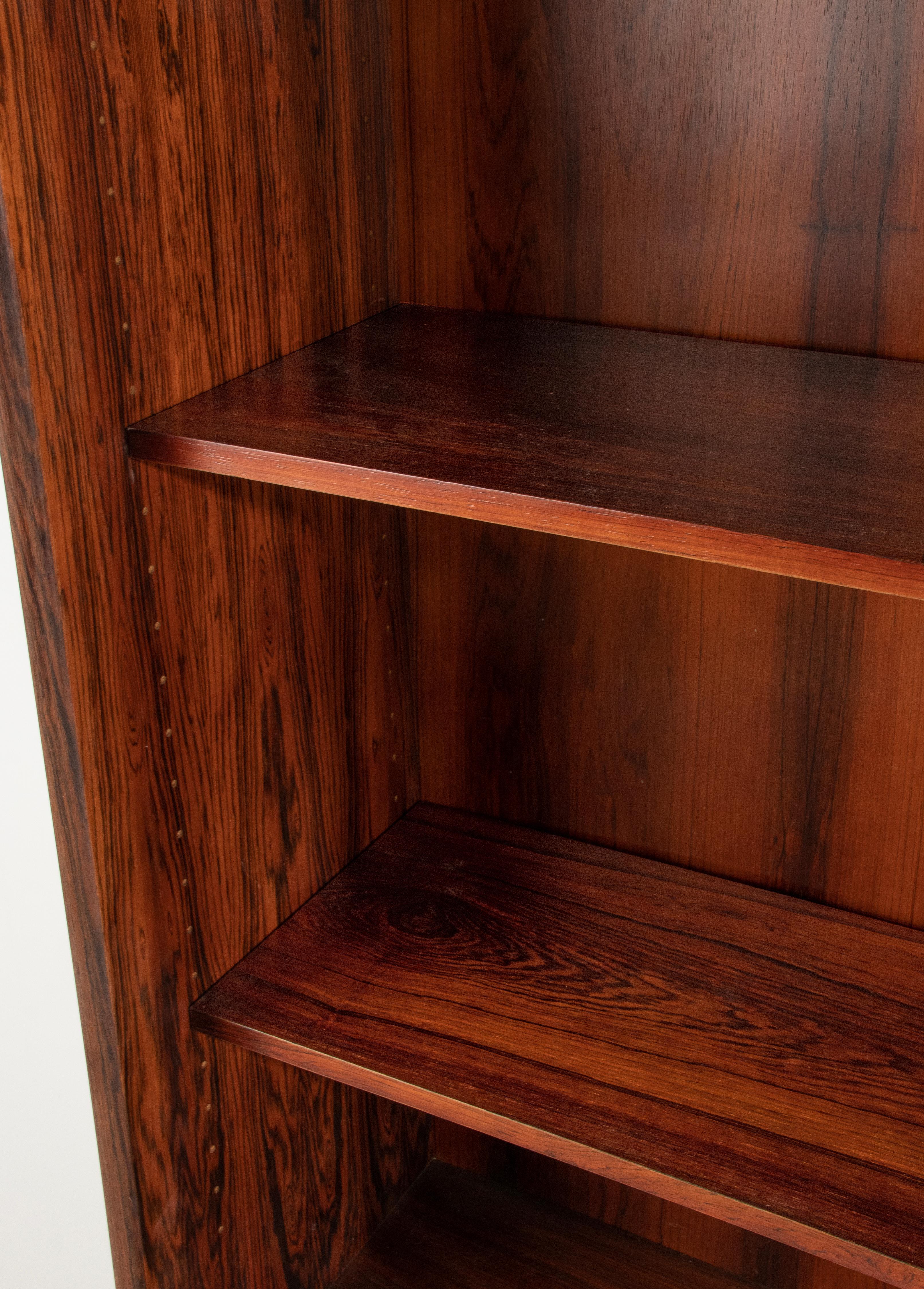 Mid-Century Modern Wooden Tambour Bookcase/Credenza by Arne Vodder, Sibast For Sale 4