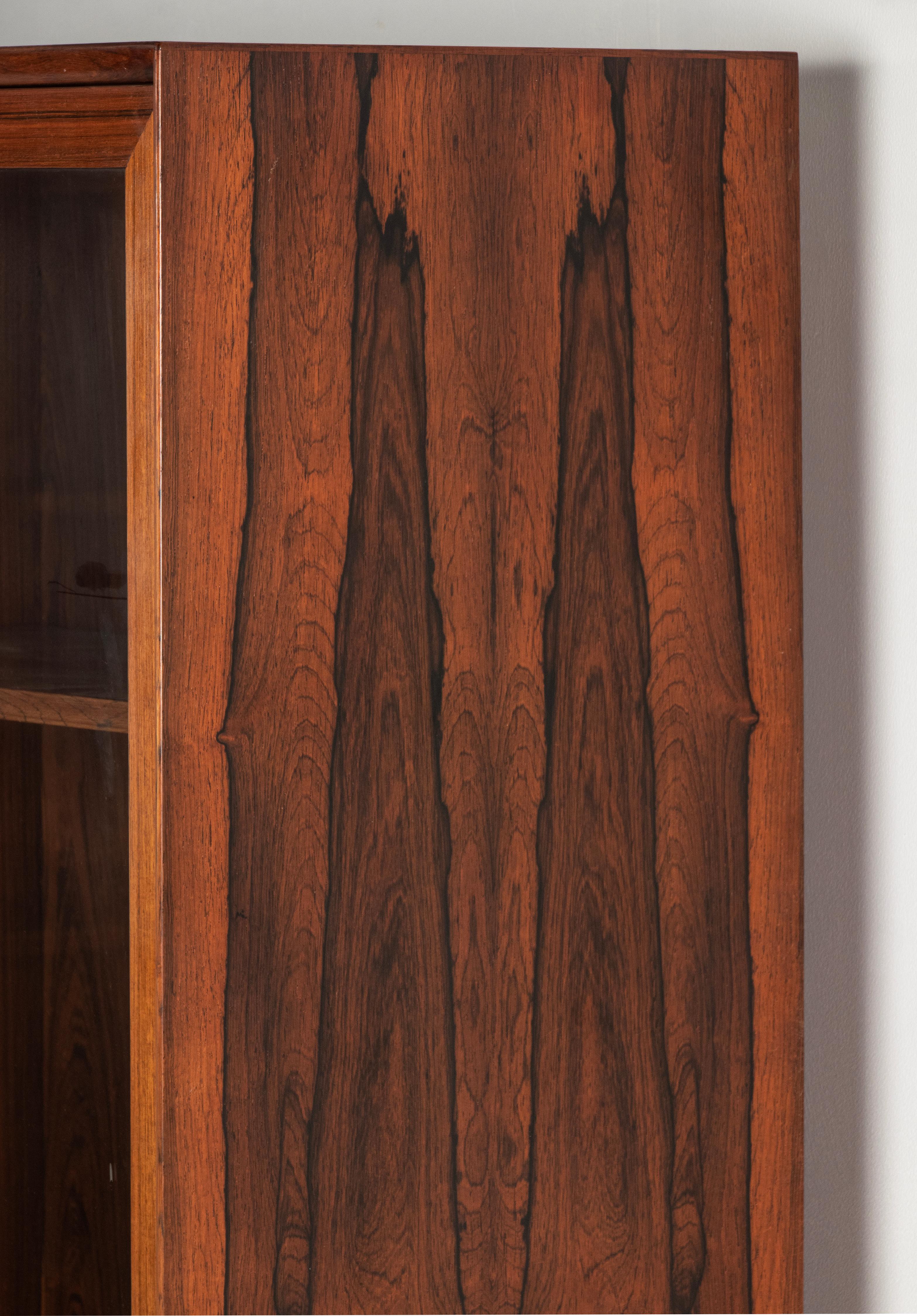 Mid-Century Modern Wooden Tambour Bookcase/Credenza by Arne Vodder - Sibast For Sale 11