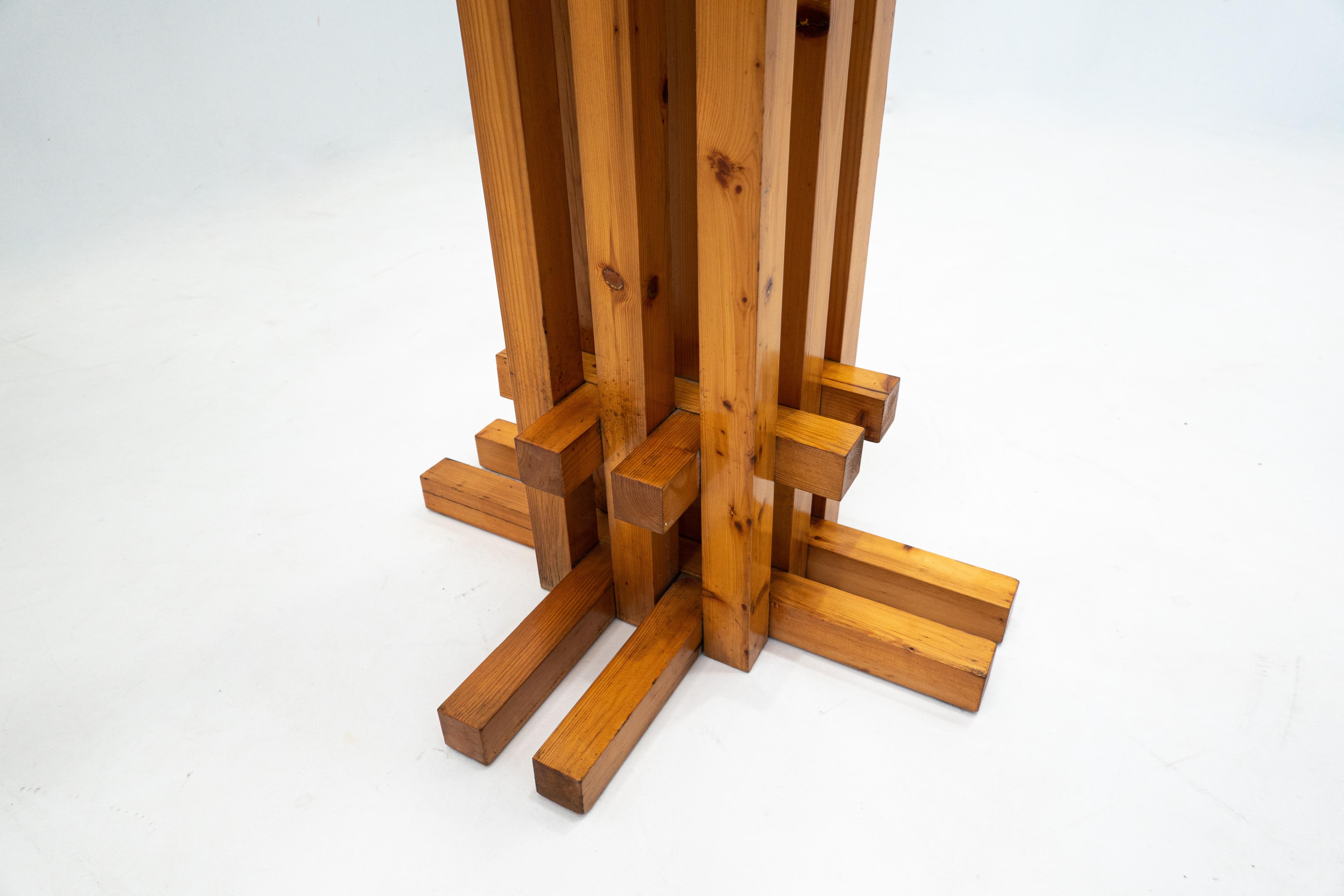 Mid-Century Modern Wooden Totem Coat Rack, Italy, 1960s For Sale 3