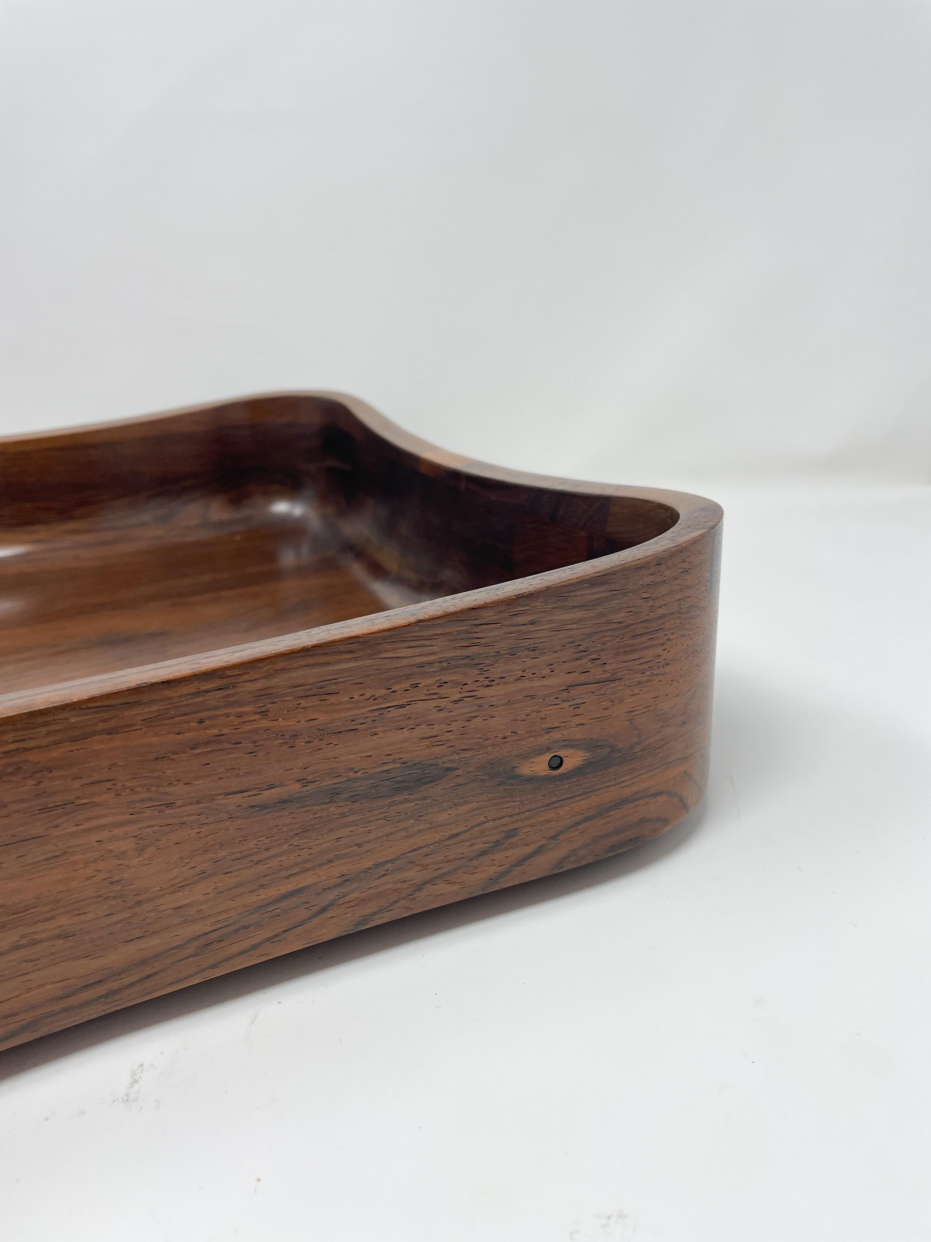 Mid-20th Century Mid-Century Modern Wooden Tray, Brazil, 1960s For Sale