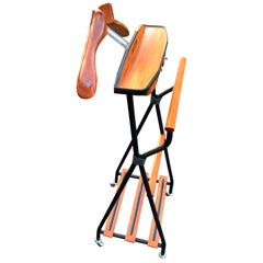 Mid-Century Modern Wooden Valet Or Galan de Noche, Paris, France, 1950s