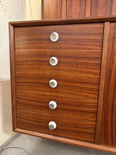 Mid-Century Modern Wooden Wall Unit by Georges Coslin, 1950s