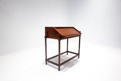 Mid-Century Modern Wooden Writing Desk by Fratelli Proserpio, Italy, 1960s