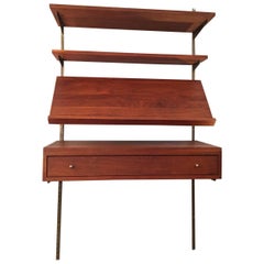 Vintage Mid-Century Modern Woodland Furniture Adjustable Wall Unit