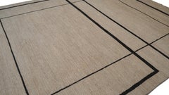 Mid Century Modern Wool Rug 9'2''x12'4''