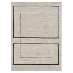 Mid Century Modern Wool Rug 9'2''x12'4''