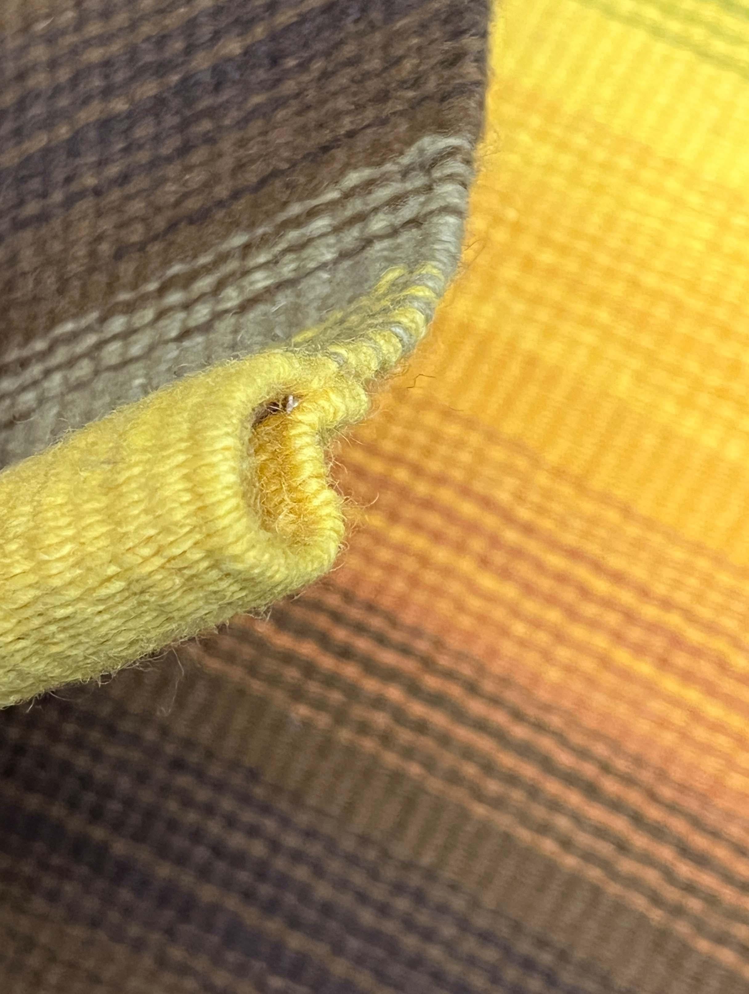 Moderner Wandteppich aus Wolle aus der Jahrhundertmitte Rentukka Ulpu Räty Finnland 1960er Jahre im Angebot 7