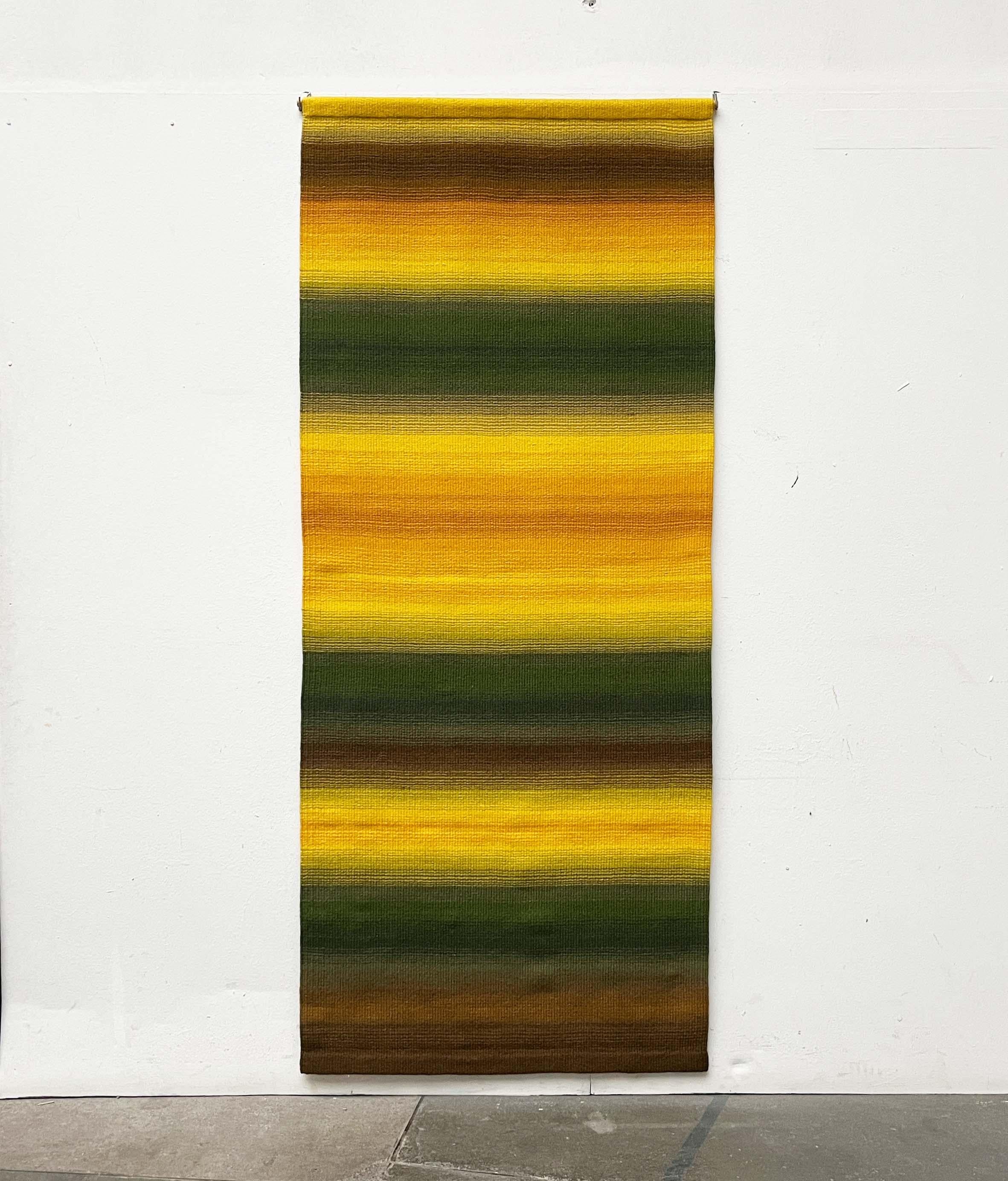 Moderner Wandteppich aus Wolle aus der Jahrhundertmitte Rentukka Ulpu Räty Finnland 1960er Jahre im Angebot 10