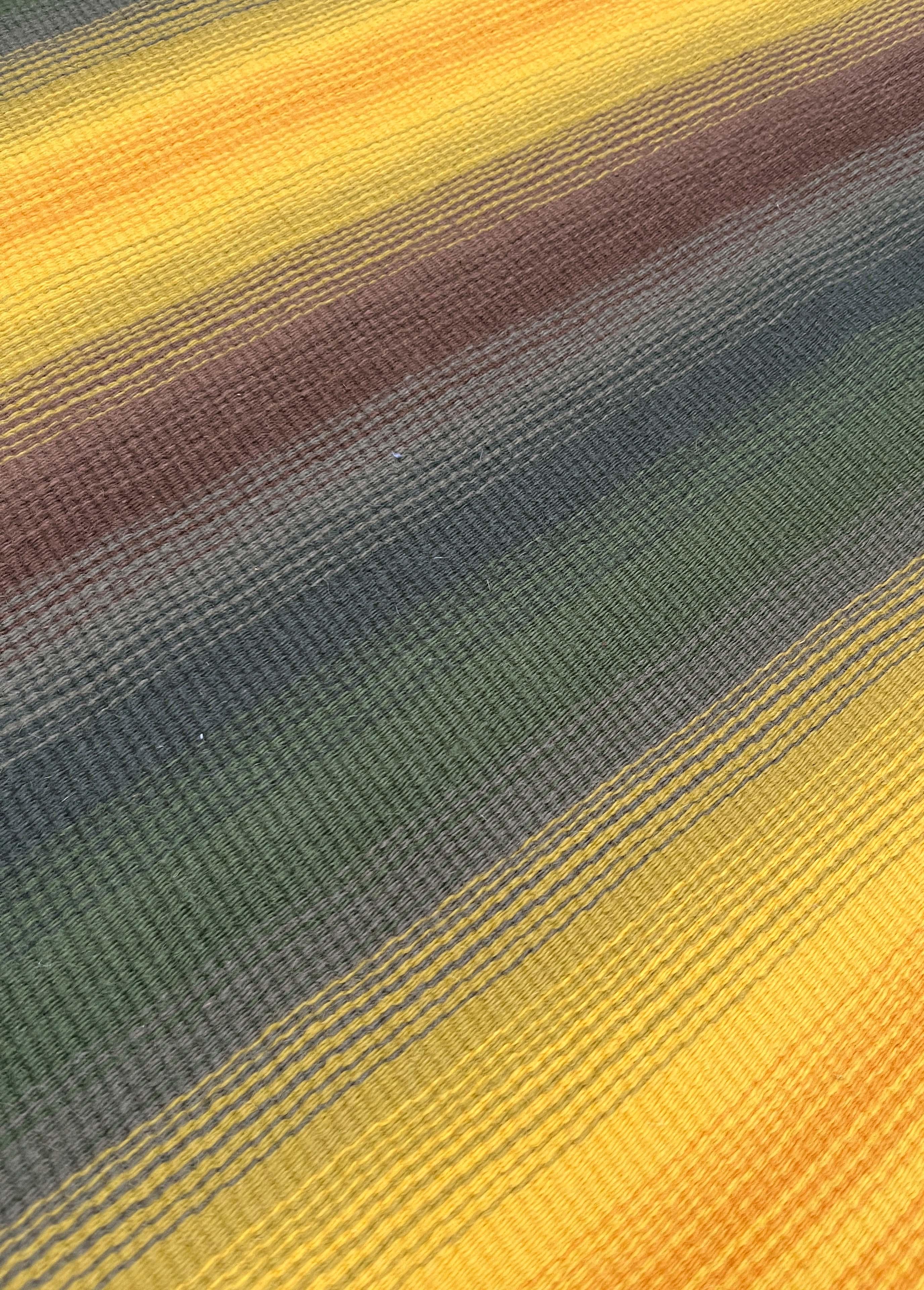 Moderner Wandteppich aus Wolle aus der Jahrhundertmitte Rentukka Ulpu Räty Finnland 1960er Jahre im Angebot 2