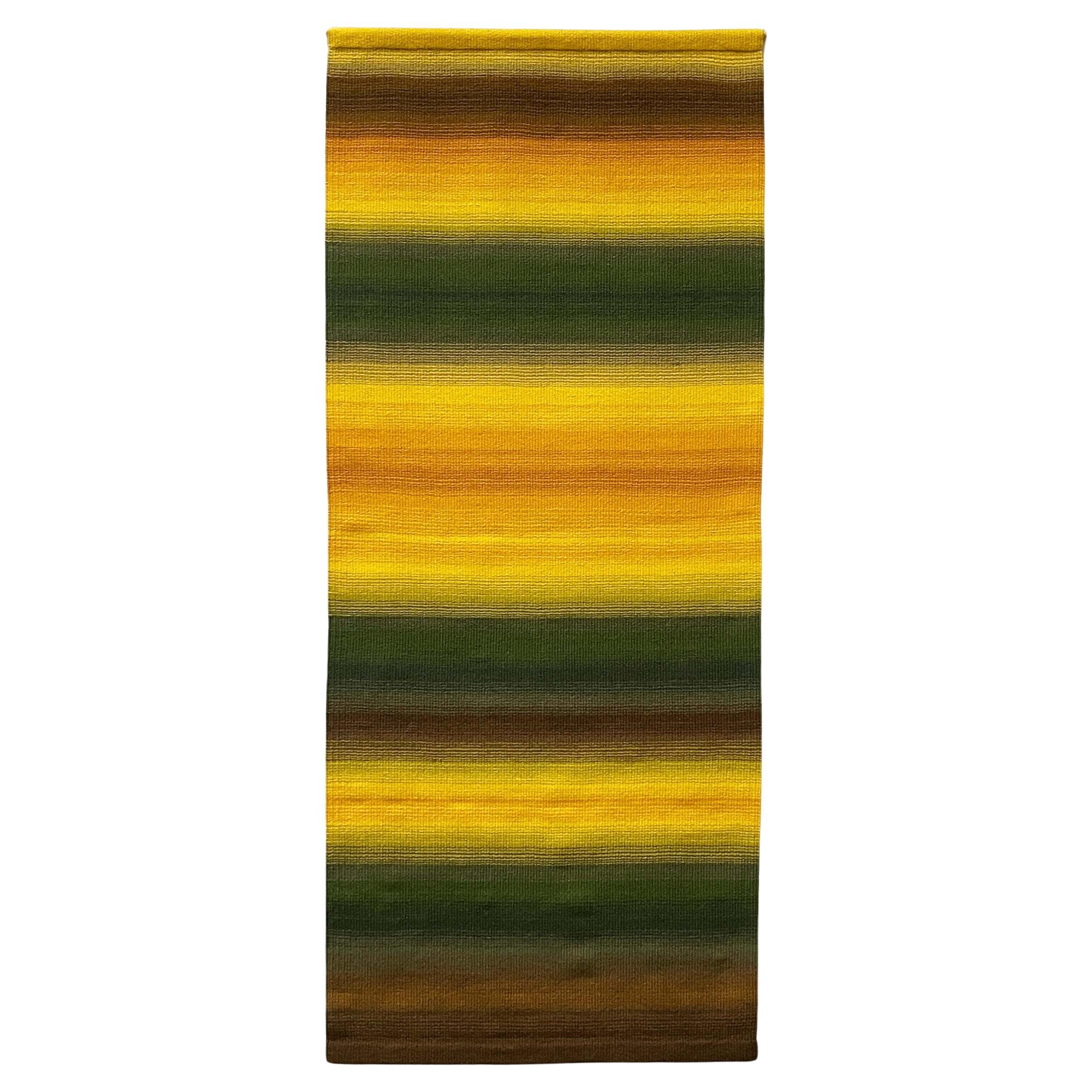 Moderner Wandteppich aus Wolle aus der Jahrhundertmitte Rentukka Ulpu Räty Finnland 1960er Jahre